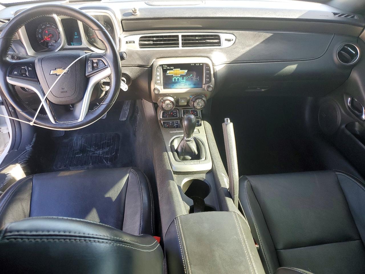 2013 Chevrolet Camaro Lt White vin: 2G1FG1E35D9243175