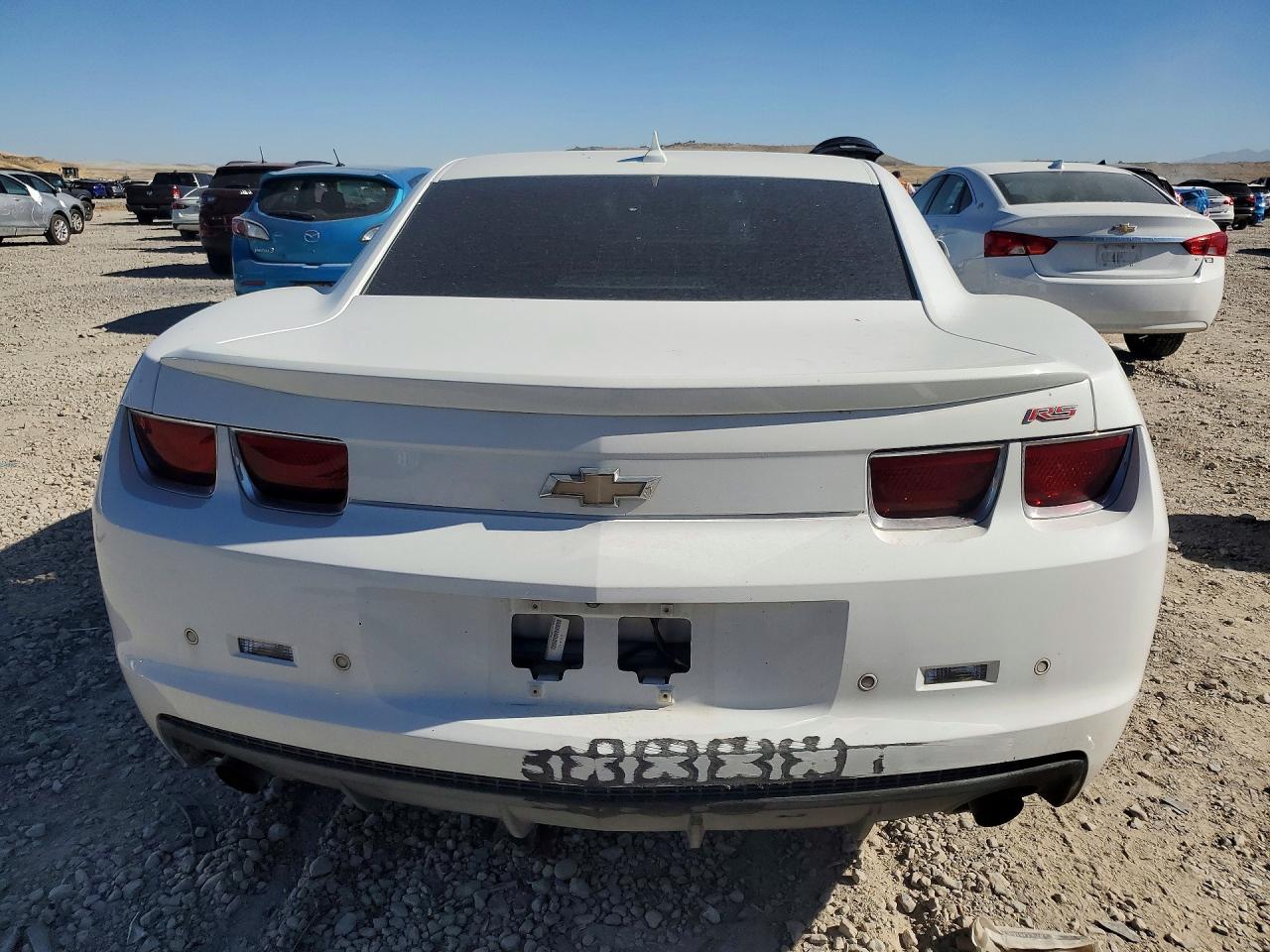 2013 Chevrolet Camaro Lt White vin: 2G1FG1E35D9243175