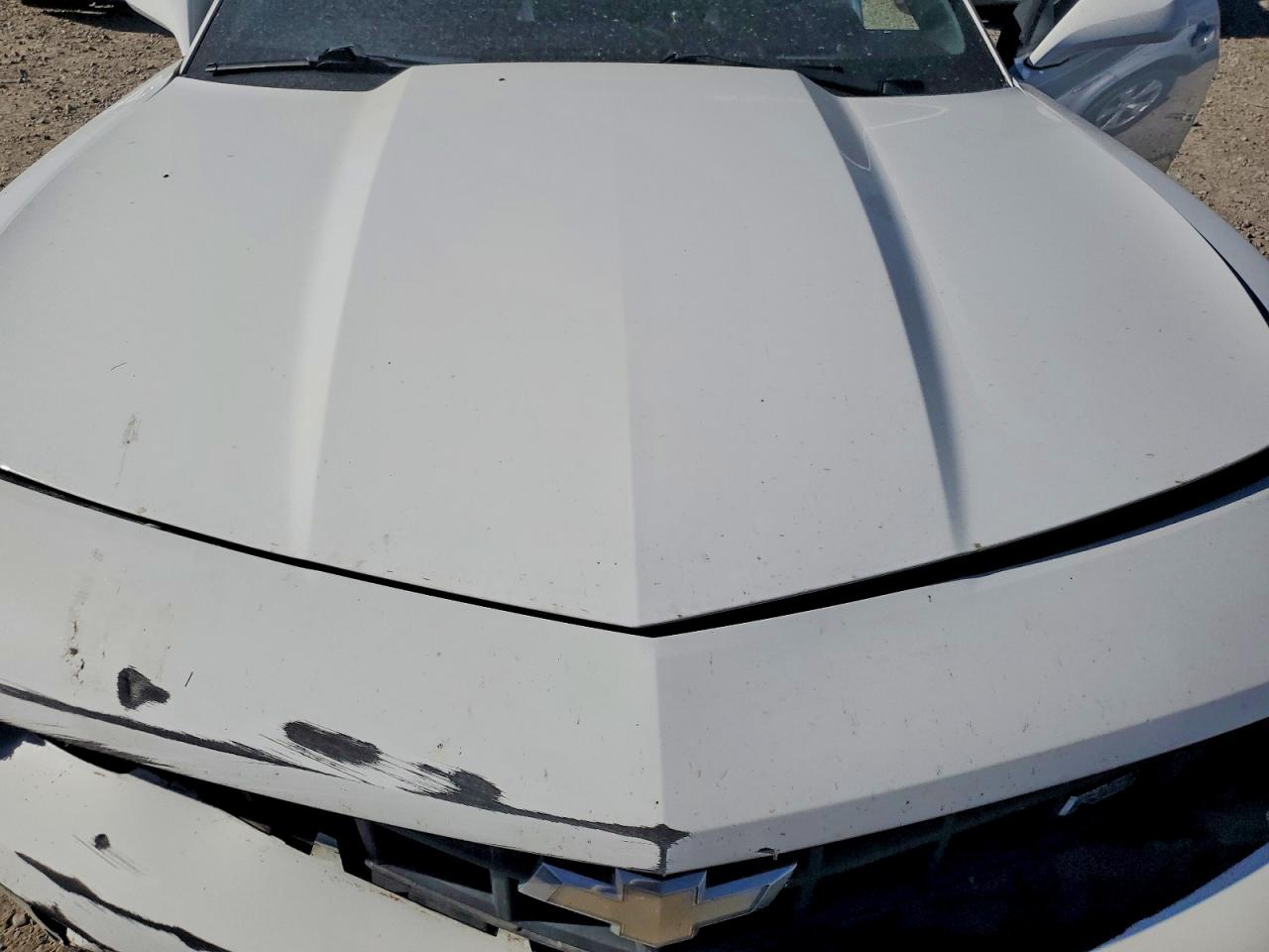 2013 Chevrolet Camaro Lt White vin: 2G1FG1E35D9243175