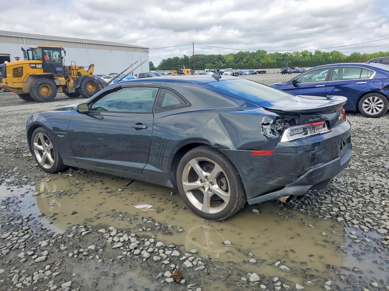 2014 Chevrolet Camaro Lt Gray vin: 2G1FG1E36E9138128