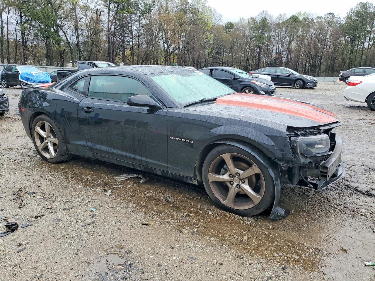 2014 Chevrolet Camaro Lt Black vin: 2G1FG1E36E9254378