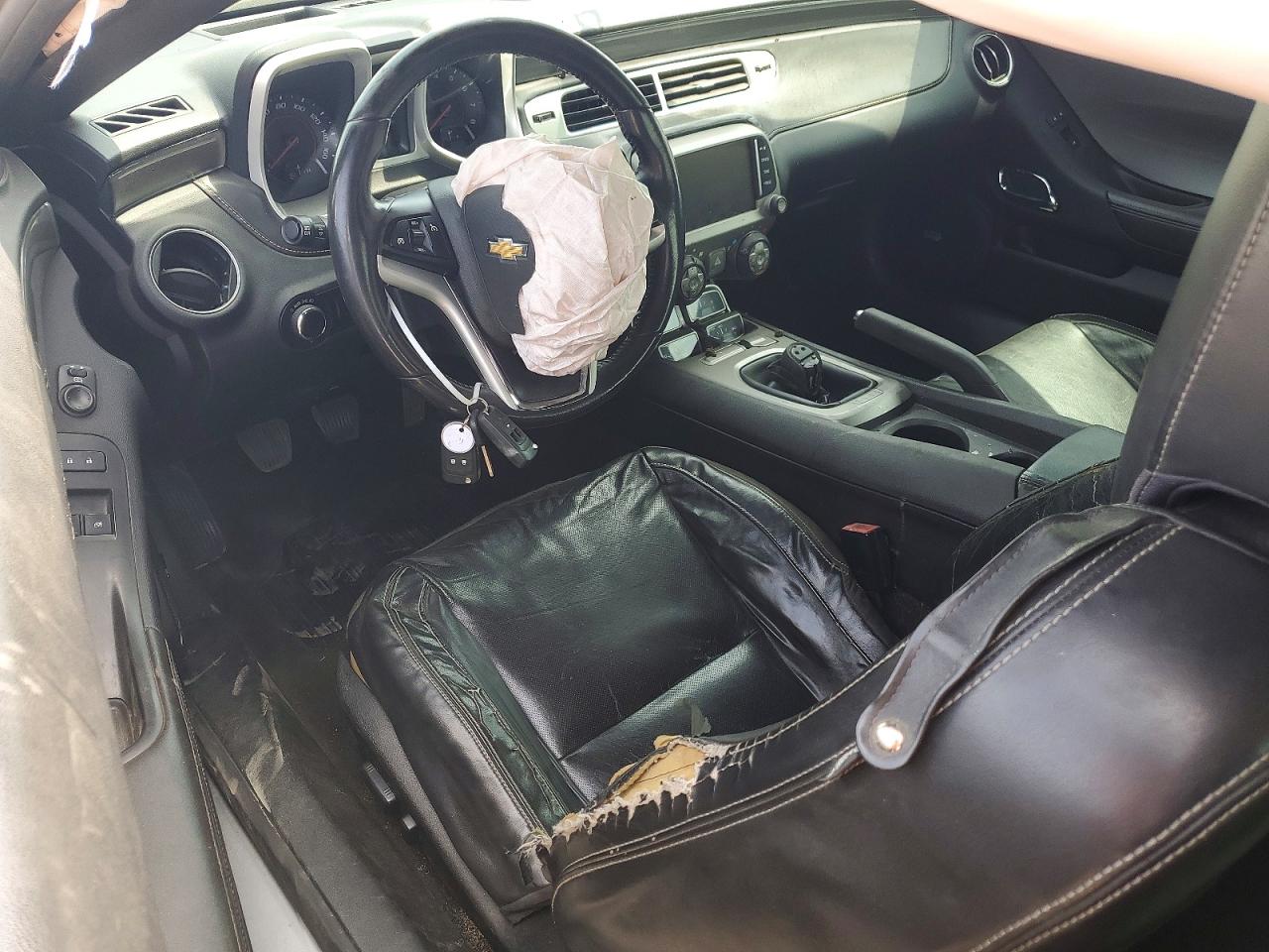 2013 Chevrolet Camaro Lt Silver vin: 2G1FG1E39D9203956
