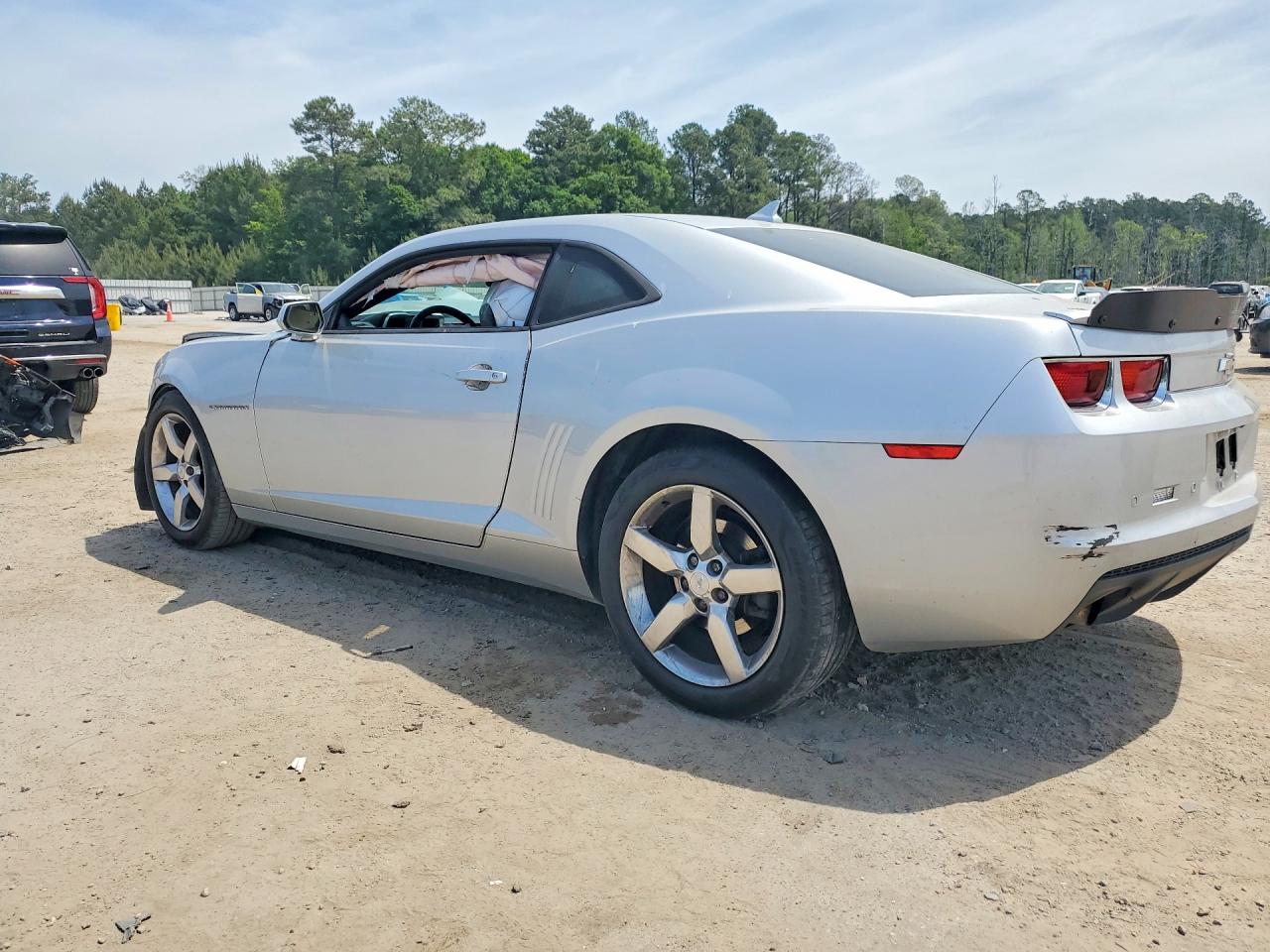 2013 Chevrolet Camaro Lt Silver vin: 2G1FG1E39D9203956