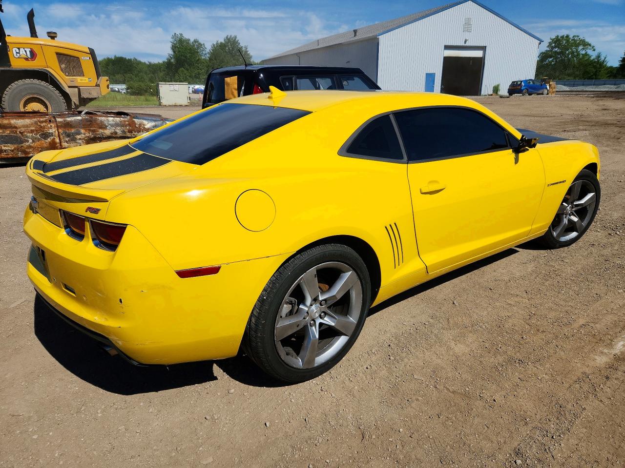 2012 Chevrolet Camaro Lt Yellow vin: 2G1FG1E3XC9147427