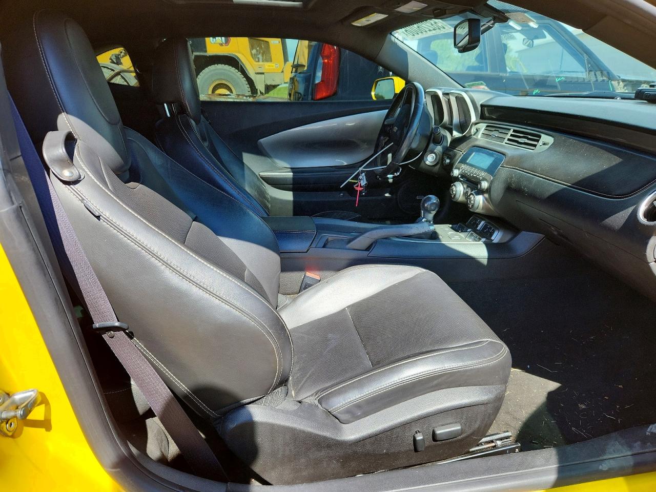 2012 Chevrolet Camaro Lt Yellow vin: 2G1FG1E3XC9147427
