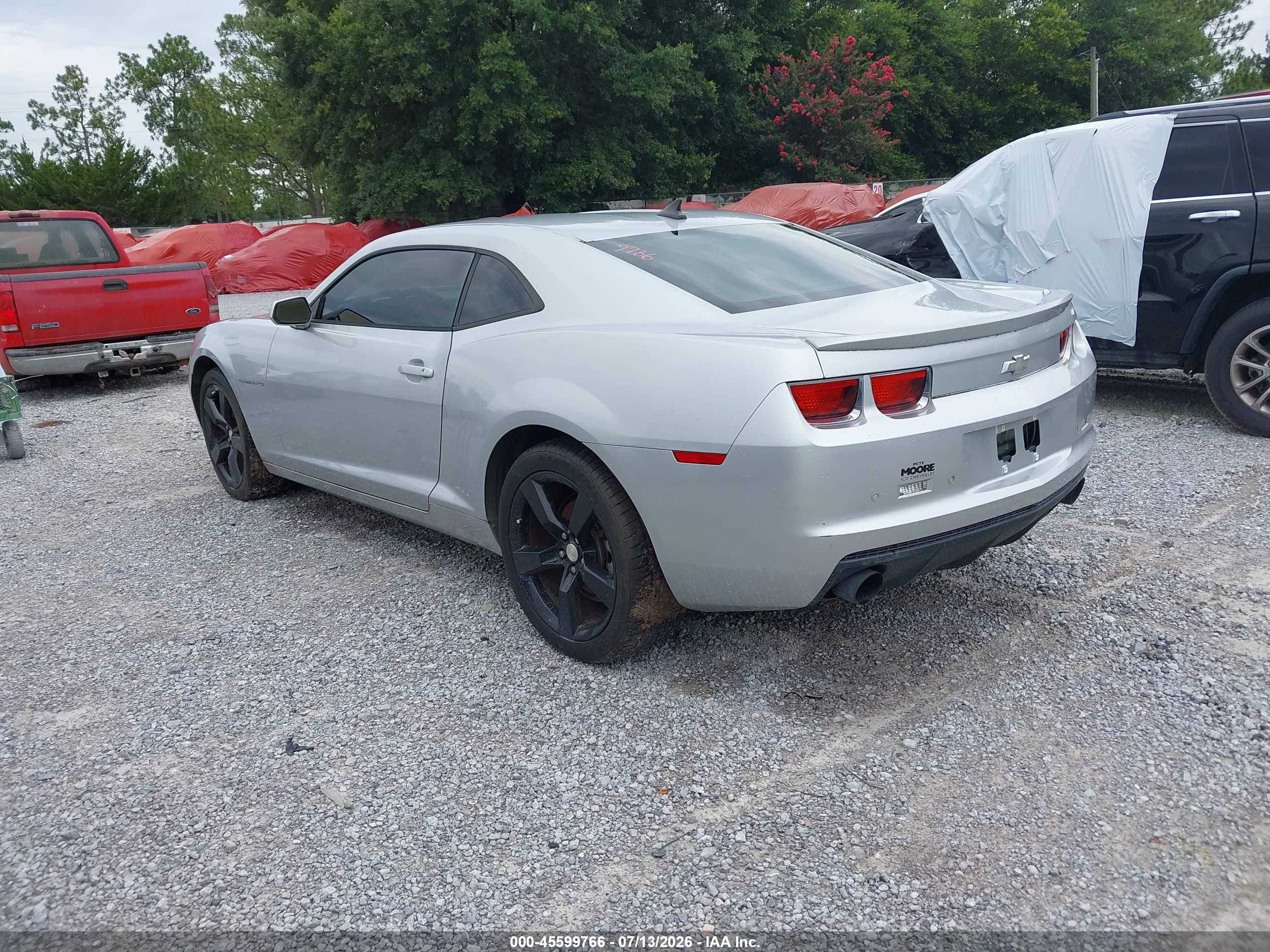 2011 Chevrolet Camaro 2lt Silver vin: 2G1FG1ED2B9100433