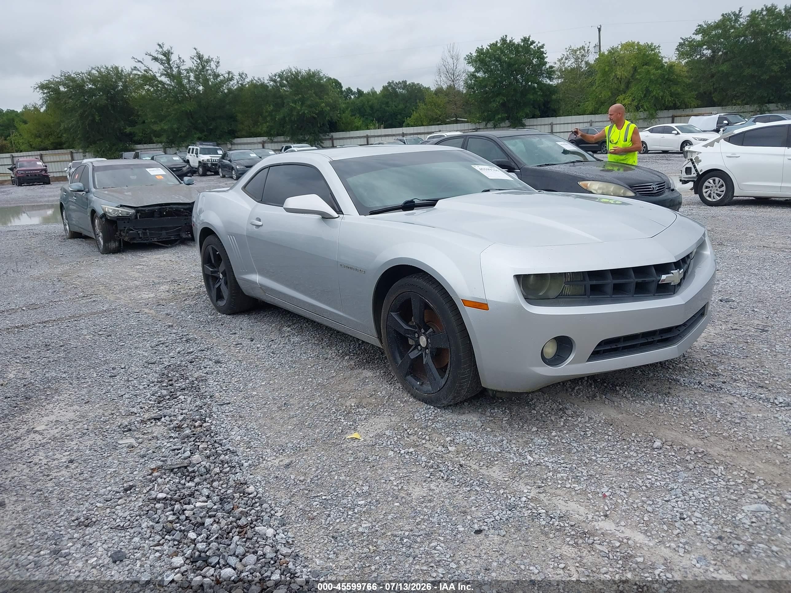 2011 Chevrolet Camaro 2lt Silver vin: 2G1FG1ED2B9100433