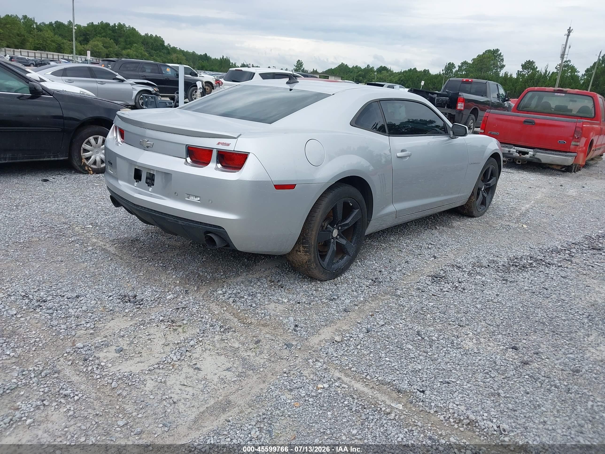 2011 Chevrolet Camaro 2lt Silver vin: 2G1FG1ED2B9100433