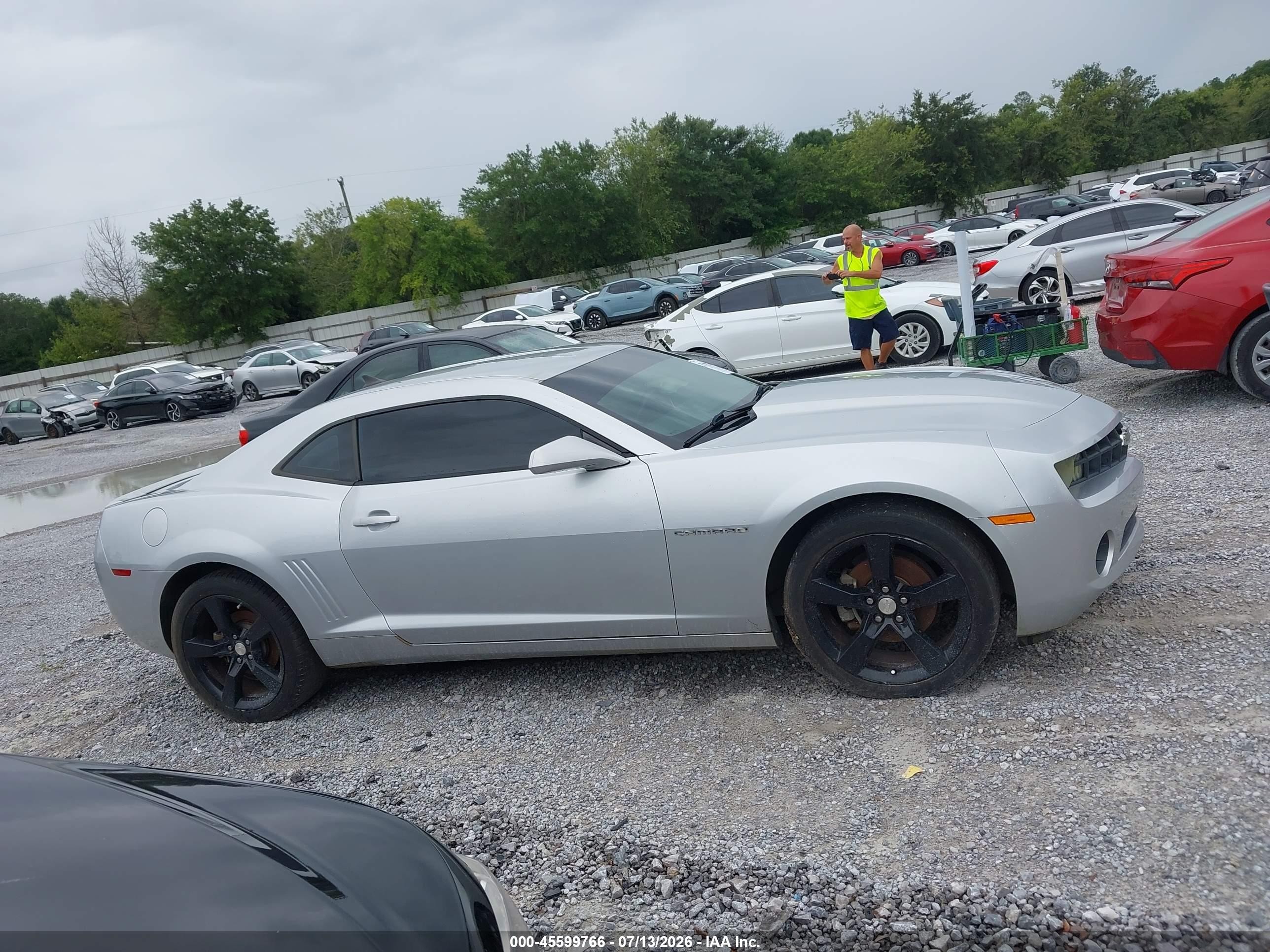 2011 Chevrolet Camaro 2lt Silver vin: 2G1FG1ED2B9100433
