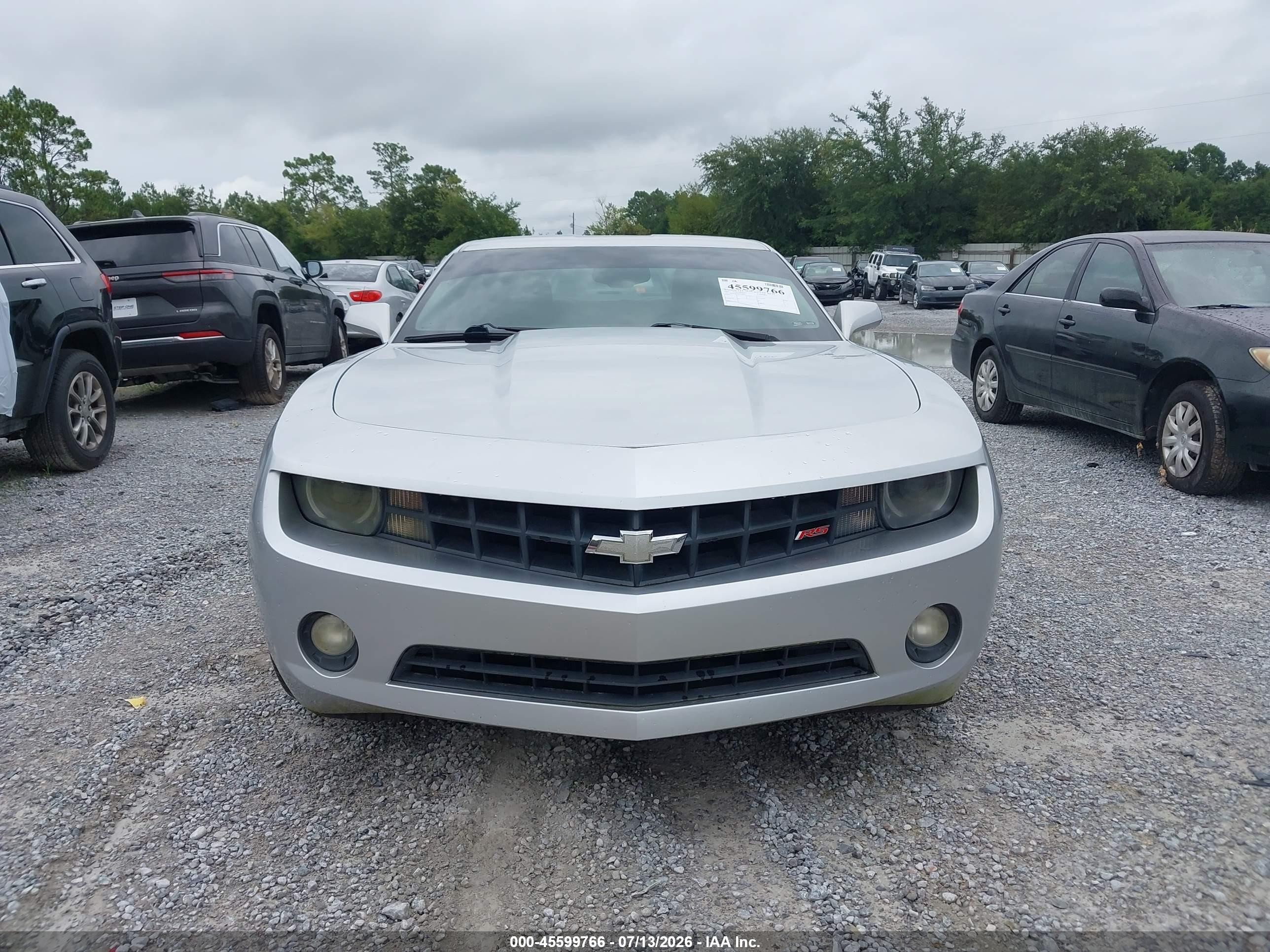 2011 Chevrolet Camaro 2lt Silver vin: 2G1FG1ED2B9100433
