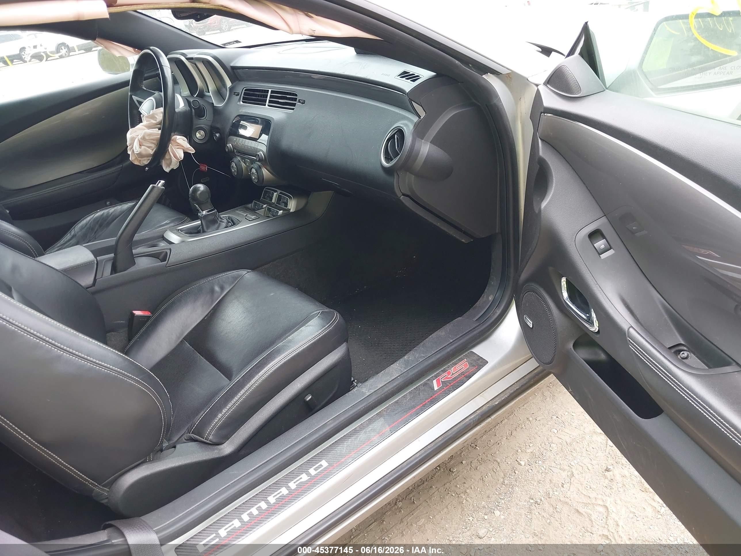 2011 Chevrolet Camaro 2lt Серебряный vin: 2G1FG1ED4B9110557