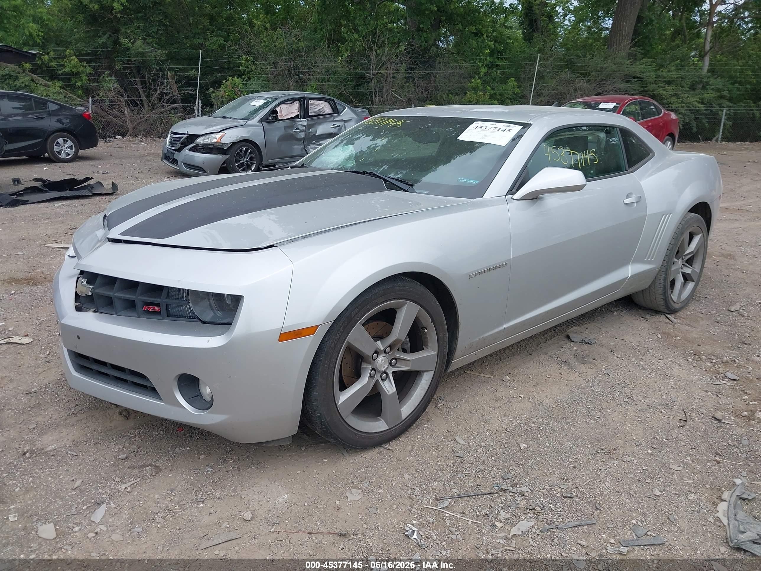 2011 Chevrolet Camaro 2lt Серебряный vin: 2G1FG1ED4B9110557