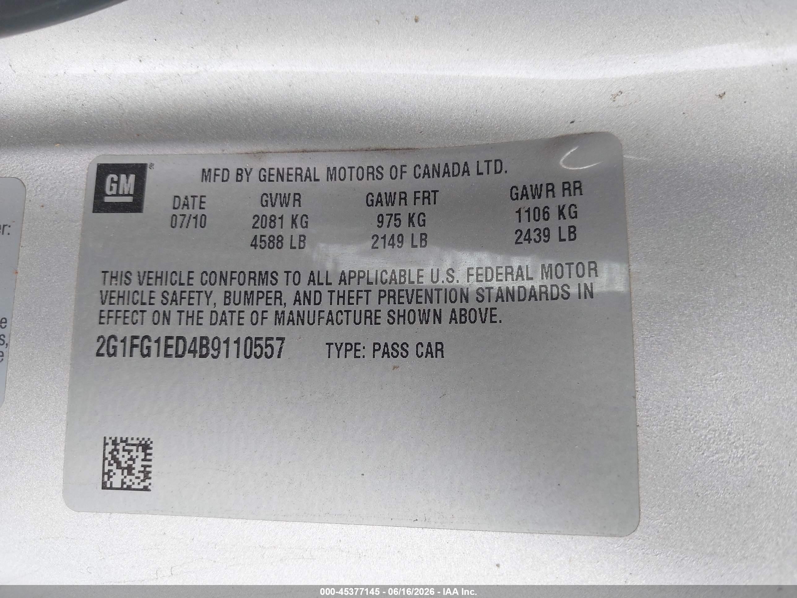 2011 Chevrolet Camaro 2lt Серебряный vin: 2G1FG1ED4B9110557