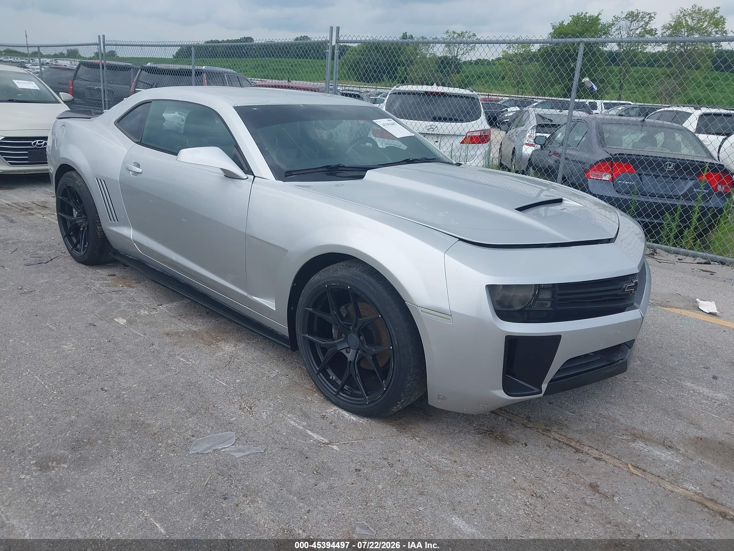 2011 Chevrolet Camaro 2lt Silver vin: 2G1FG1ED4B9211498