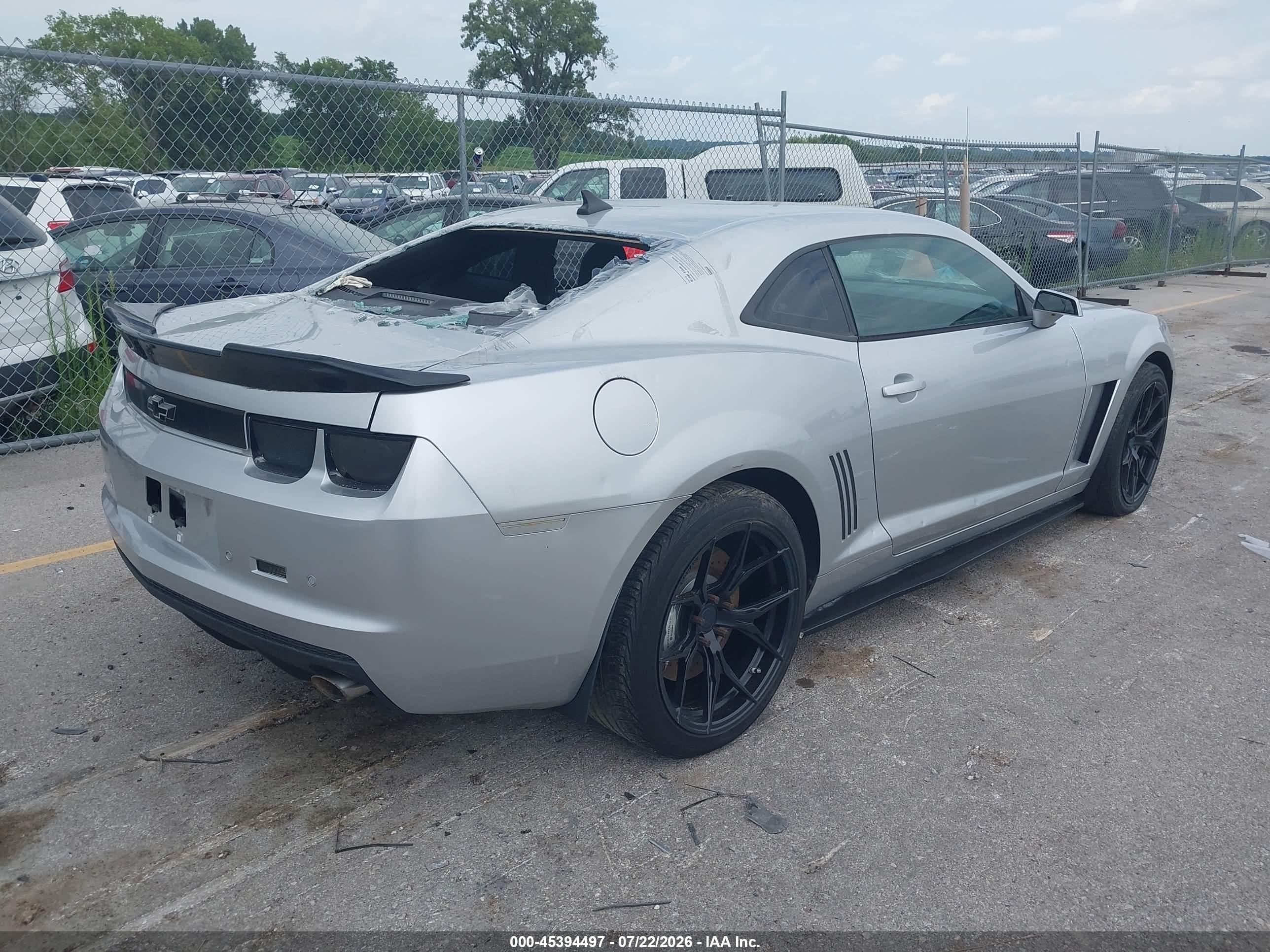 2011 Chevrolet Camaro 2lt Серебряный vin: 2G1FG1ED4B9211498