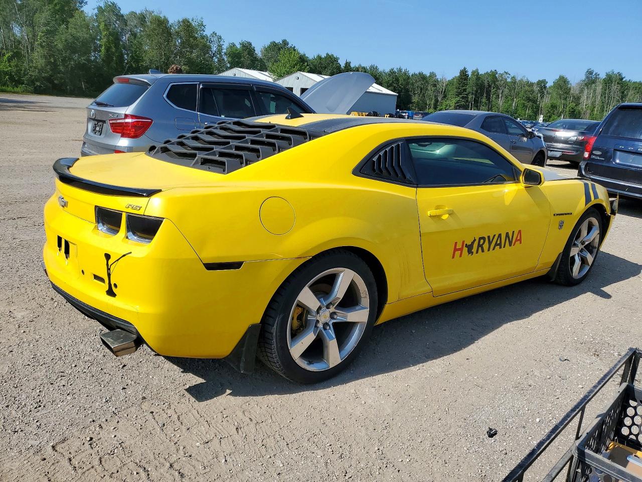 2011 Chevrolet Camaro Lt Желтый vin: 2G1FG1ED5B9167947