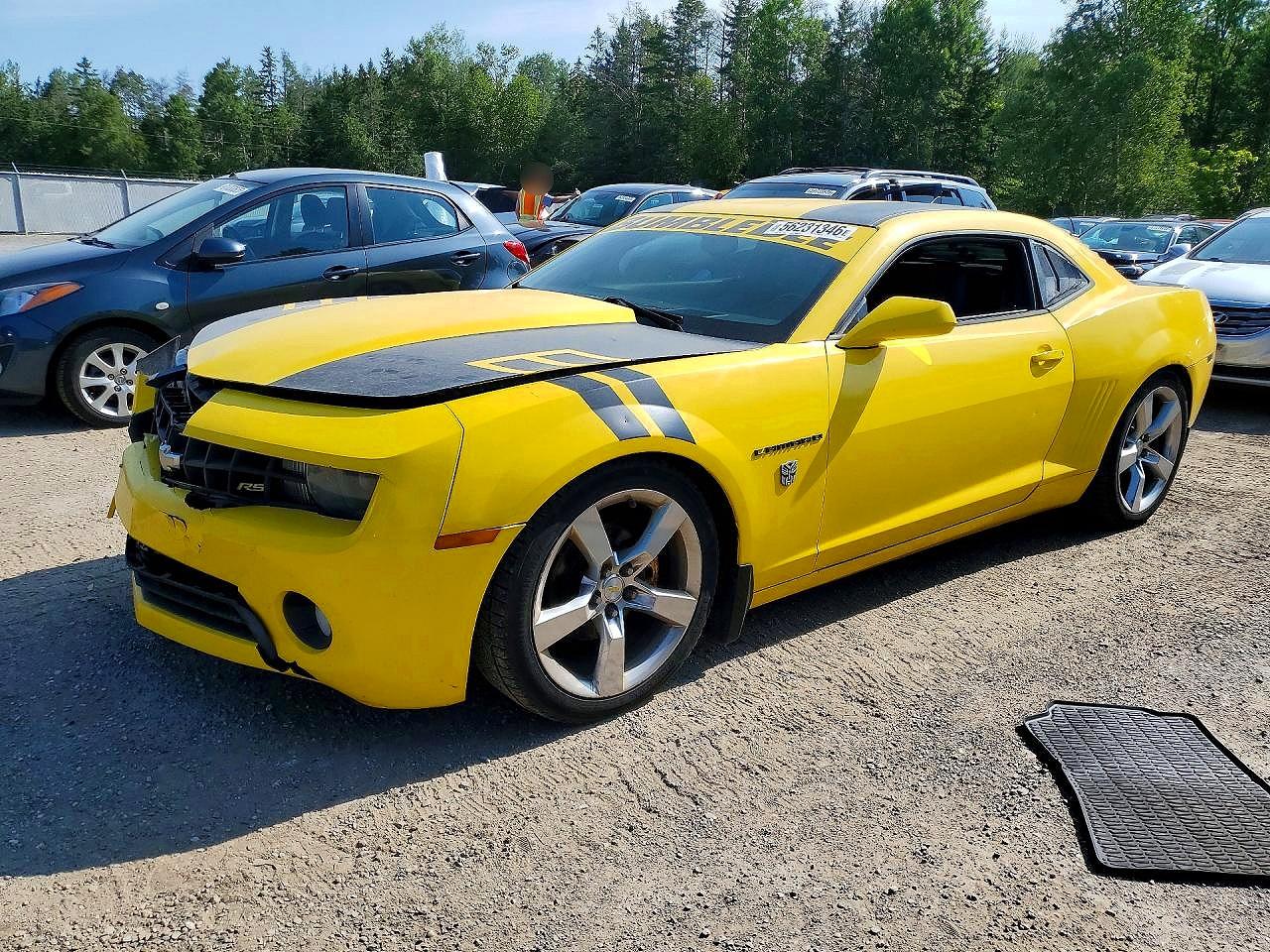 2011 Chevrolet Camaro Lt Желтый vin: 2G1FG1ED5B9167947
