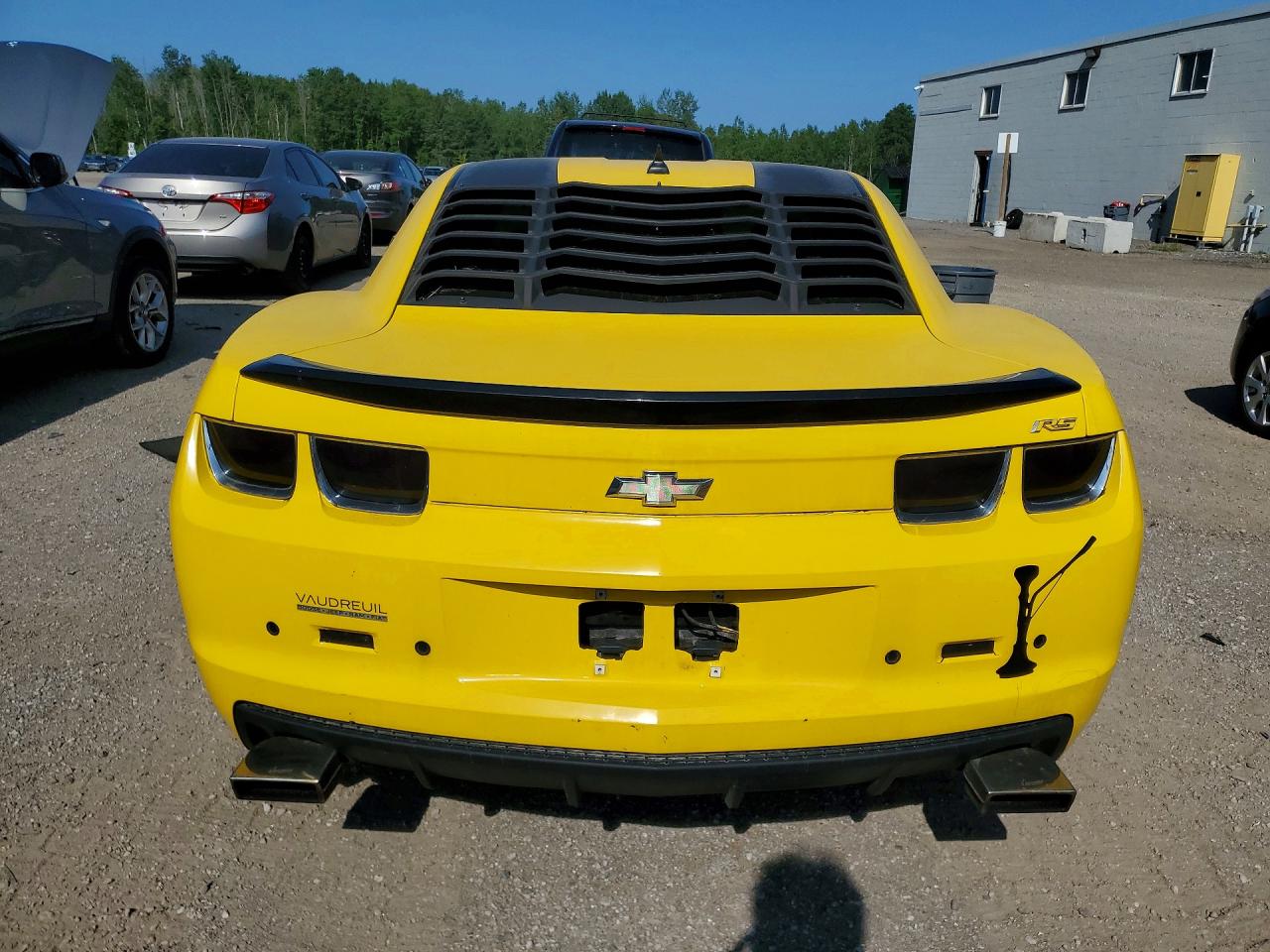 2011 Chevrolet Camaro Lt Желтый vin: 2G1FG1ED5B9167947