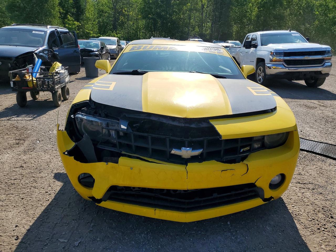 2011 Chevrolet Camaro Lt Желтый vin: 2G1FG1ED5B9167947