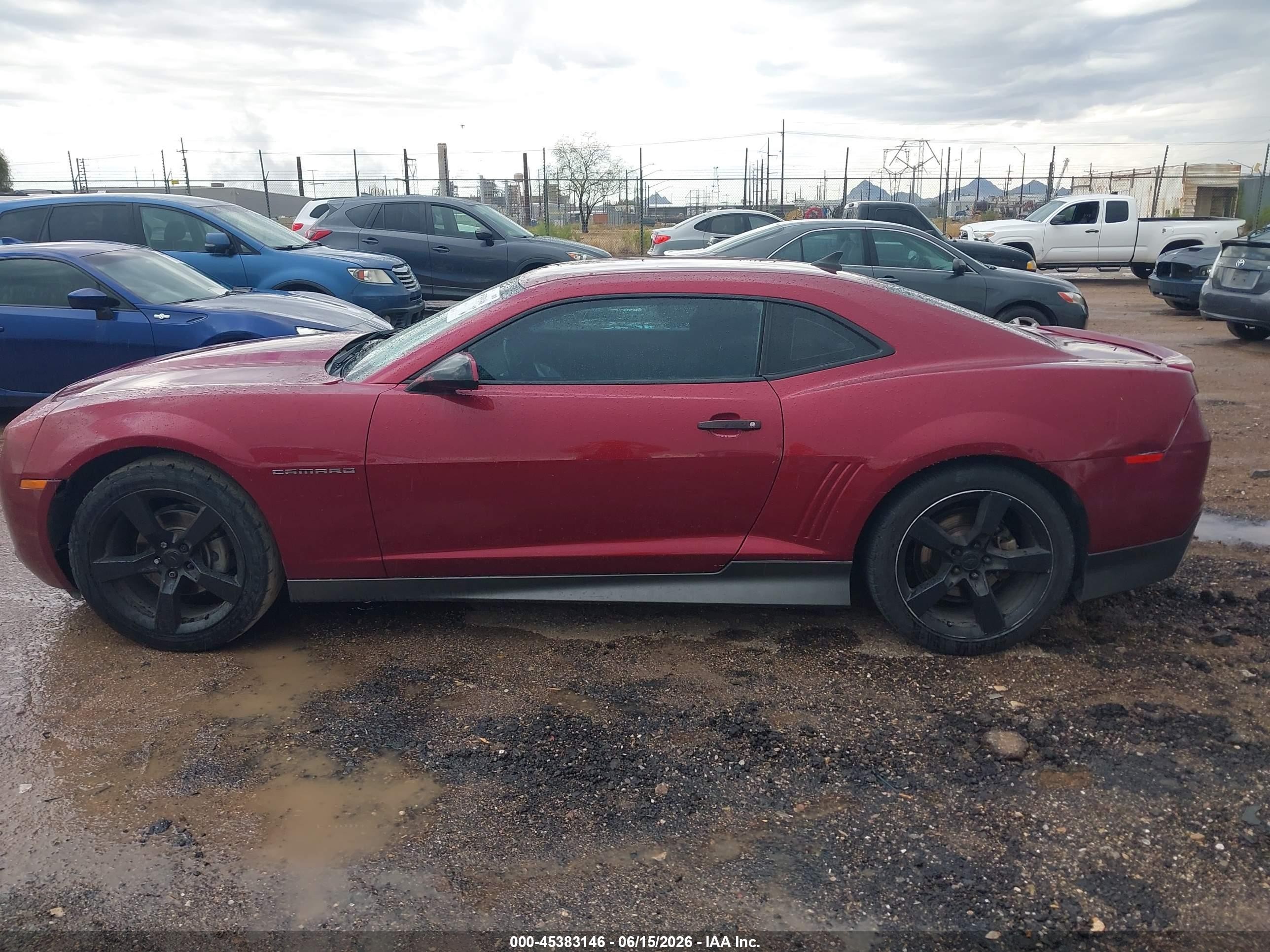 2010 Chevrolet Camaro 2lt Burgundy vin: 2G1FG1EV3A9154962