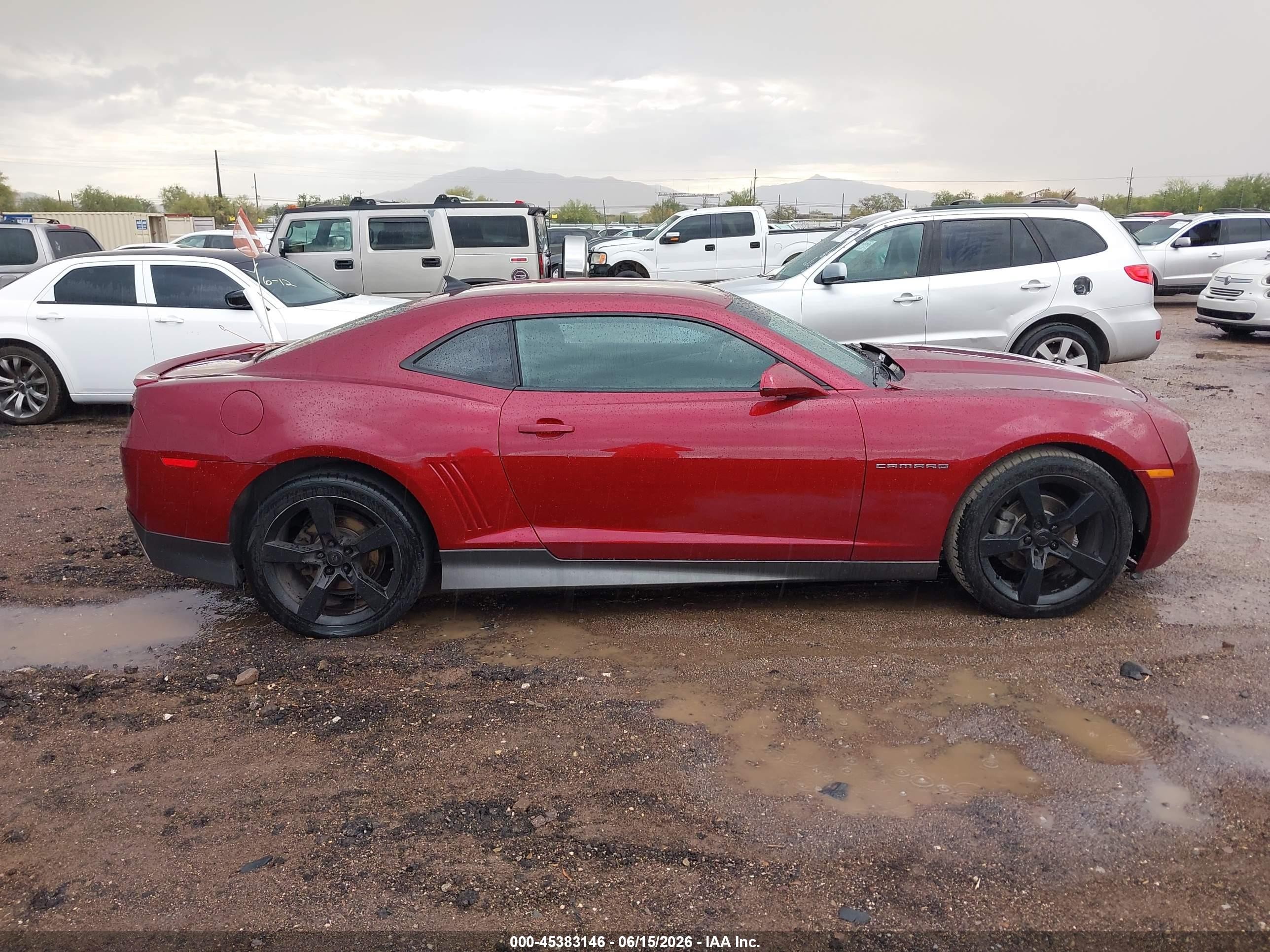 2010 Chevrolet Camaro 2lt Burgundy vin: 2G1FG1EV3A9154962