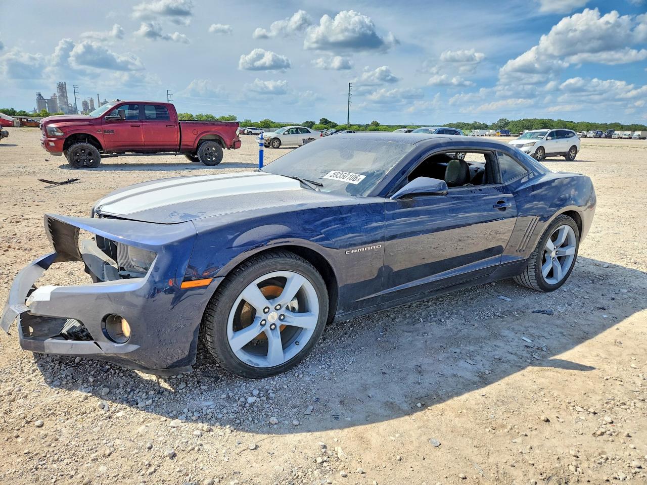 2010 Chevrolet Camaro Lt Blue vin: 2G1FG1EV6A9187387