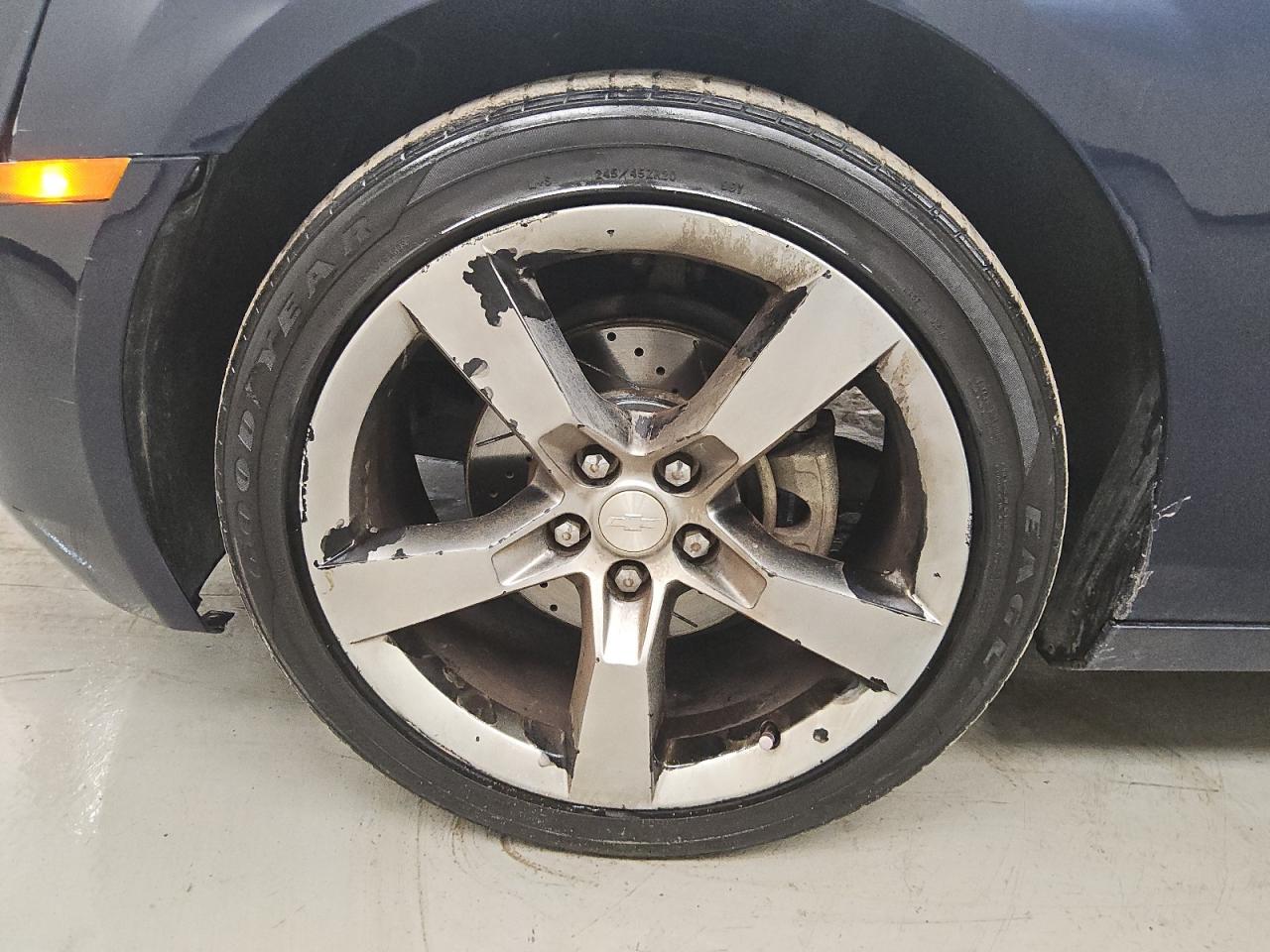 2010 Chevrolet Camaro Lt Синий vin: 2G1FG1EV6A9194923 Damage: Left Front Wheel, Curb Rash, > 12 Inches