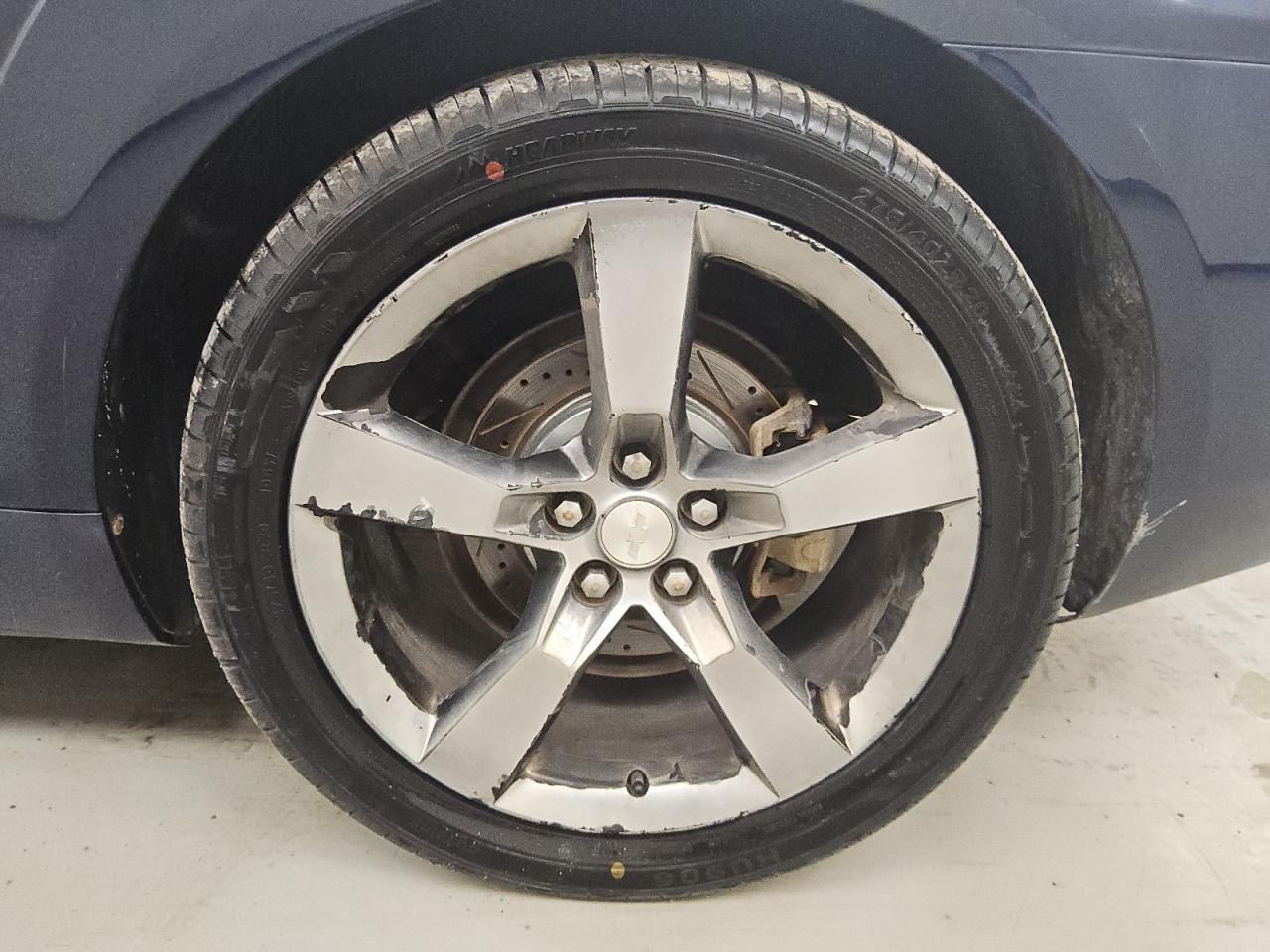 2010 Chevrolet Camaro Lt Синий vin: 2G1FG1EV6A9194923 Damage: Left Rear Wheel, Curb Rash, > 12 Inches