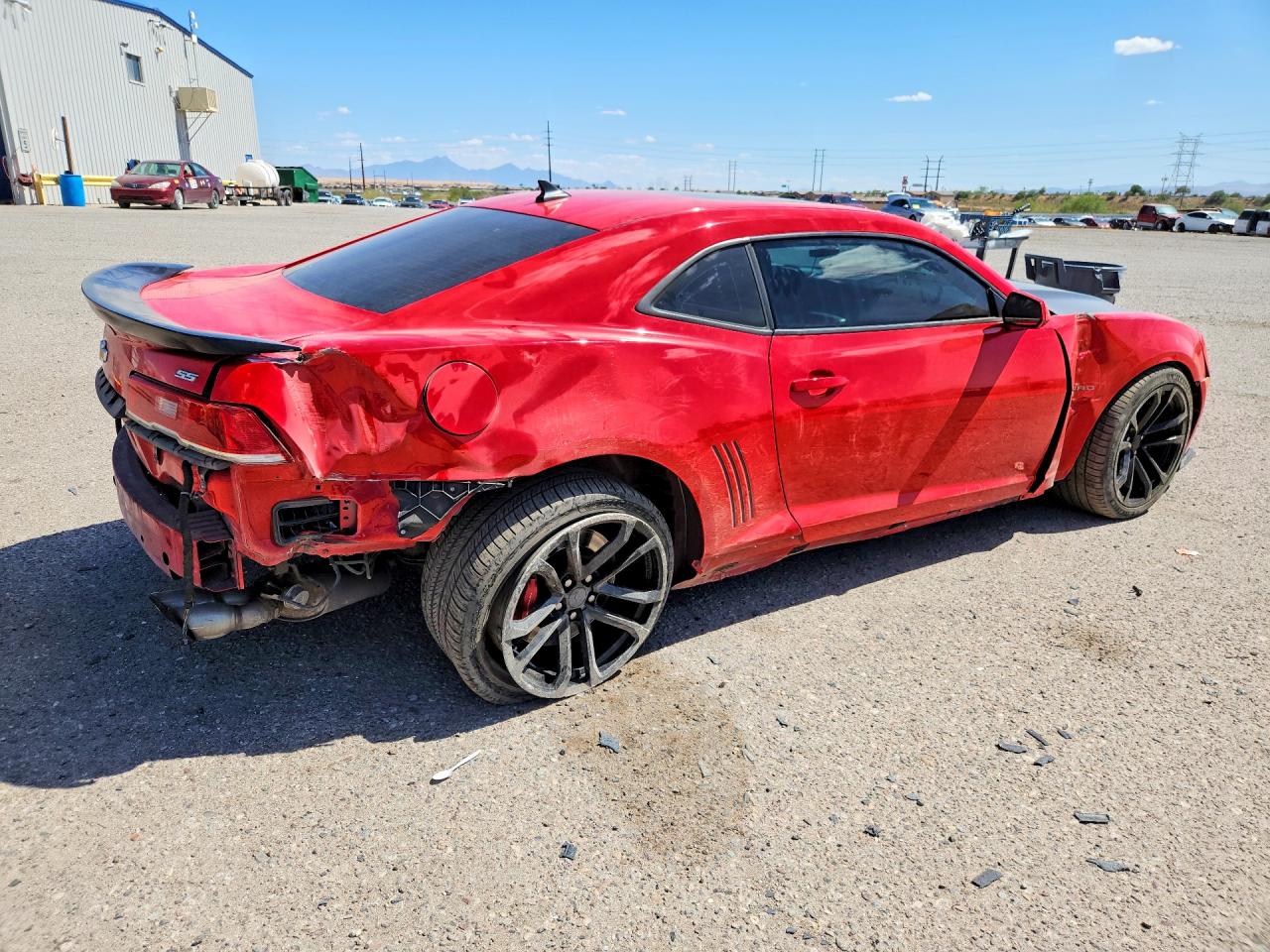 2015 Chevrolet Camaro Ss Red vin: 2G1FG1EW6F9169746