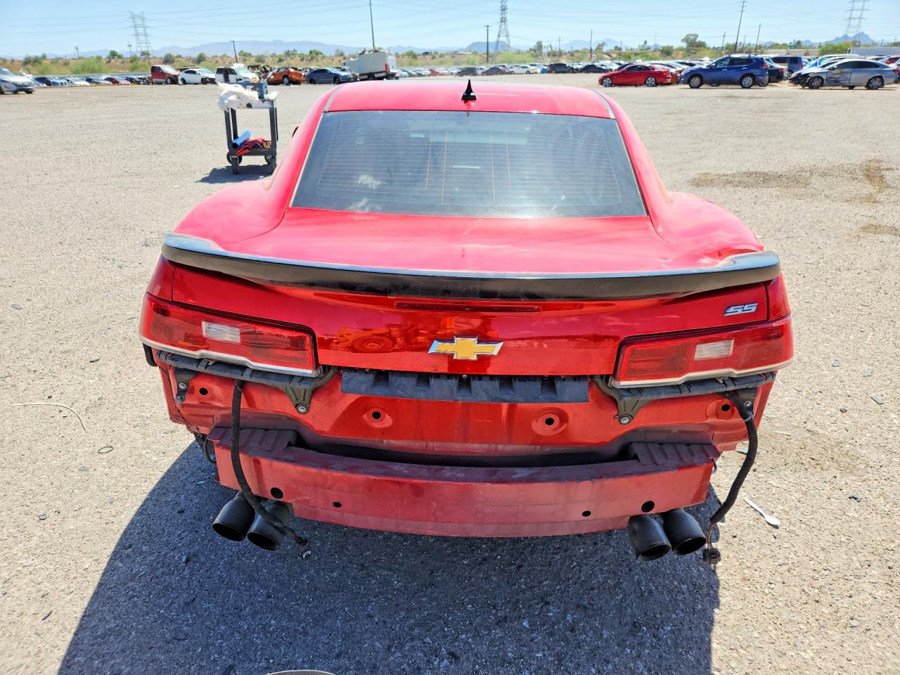 2015 Chevrolet Camaro Ss Red vin: 2G1FG1EW6F9169746