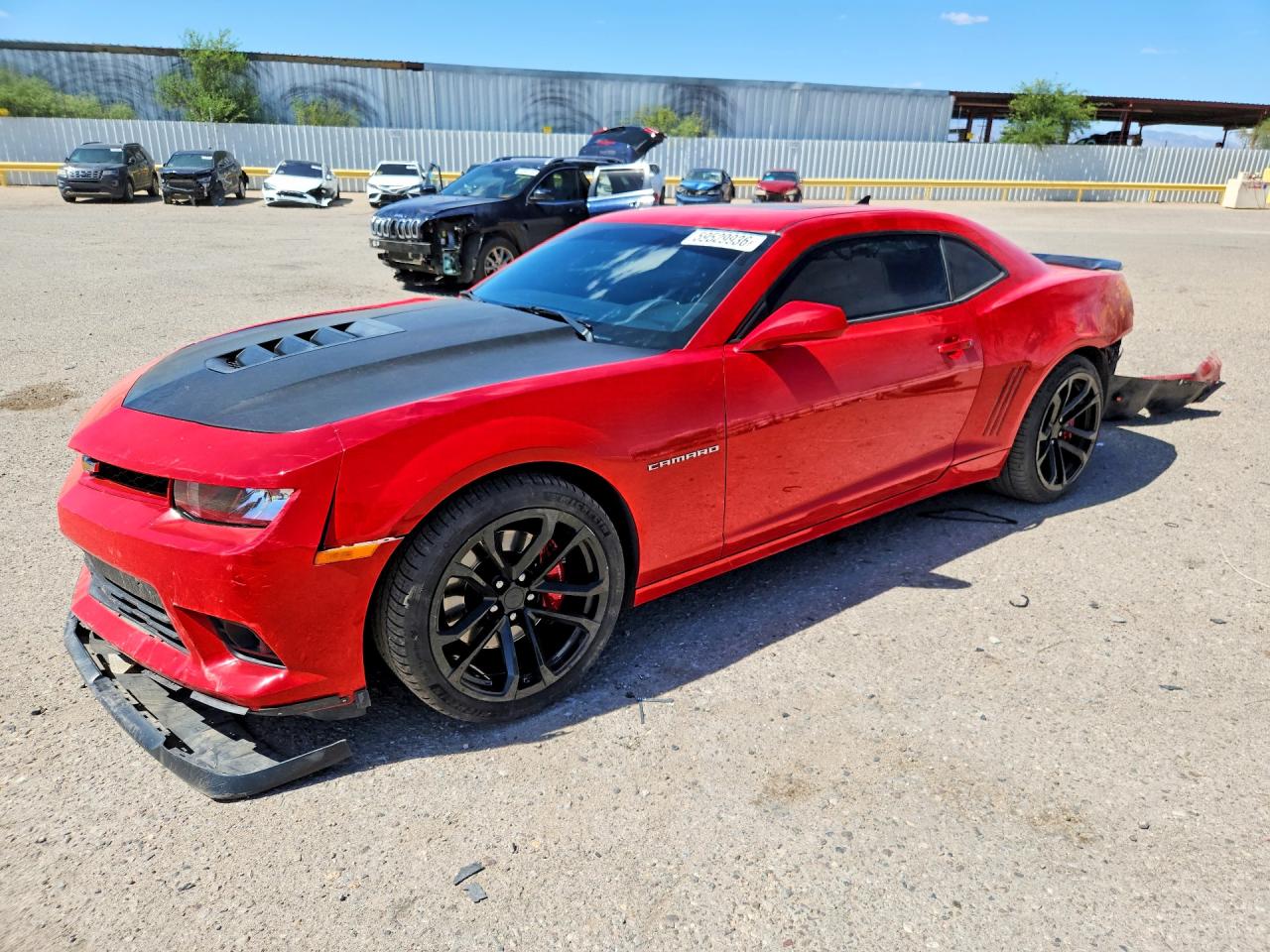2015 Chevrolet Camaro Ss Red vin: 2G1FG1EW6F9169746