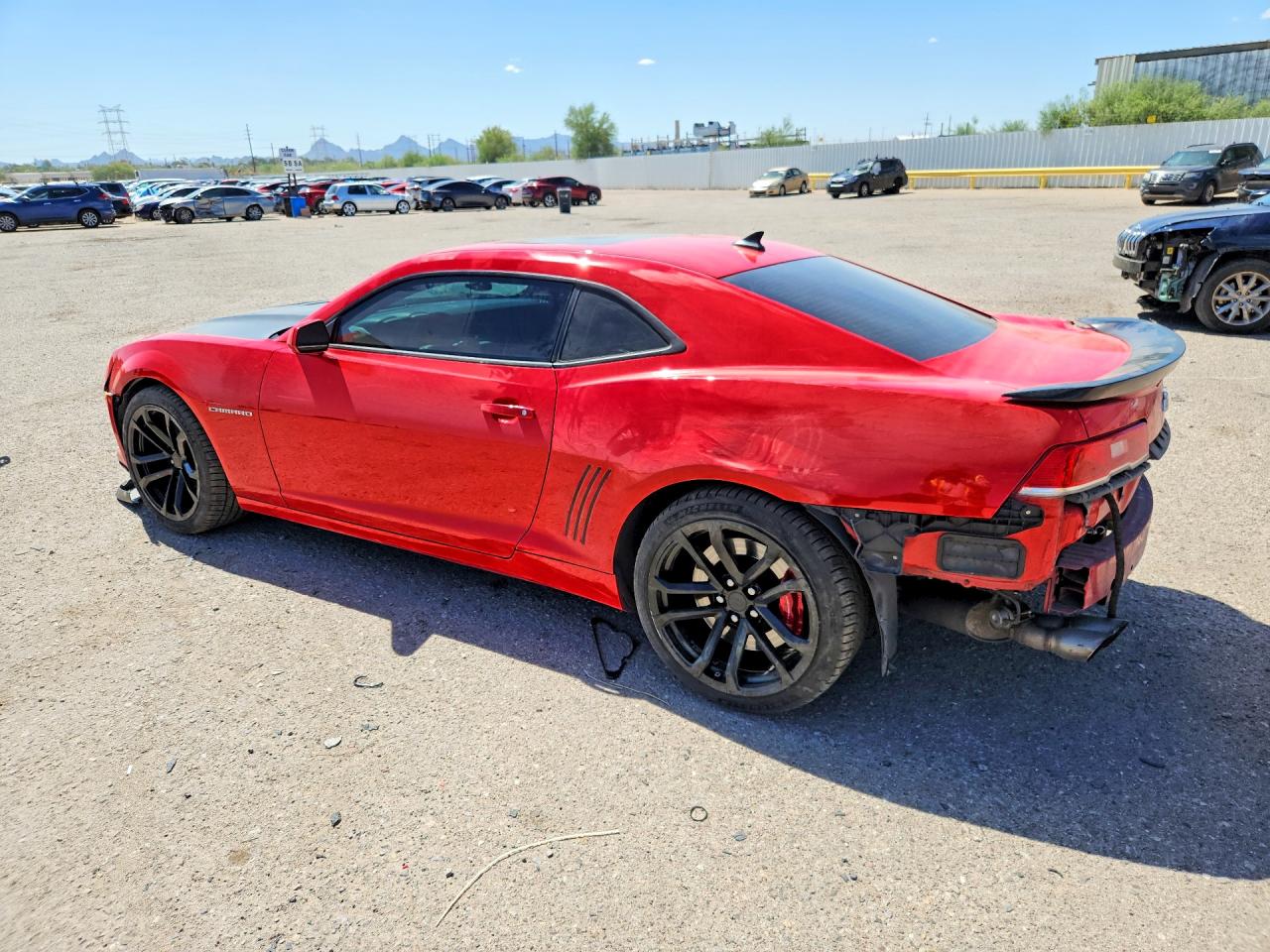 2015 Chevrolet Camaro Ss Red vin: 2G1FG1EW6F9169746