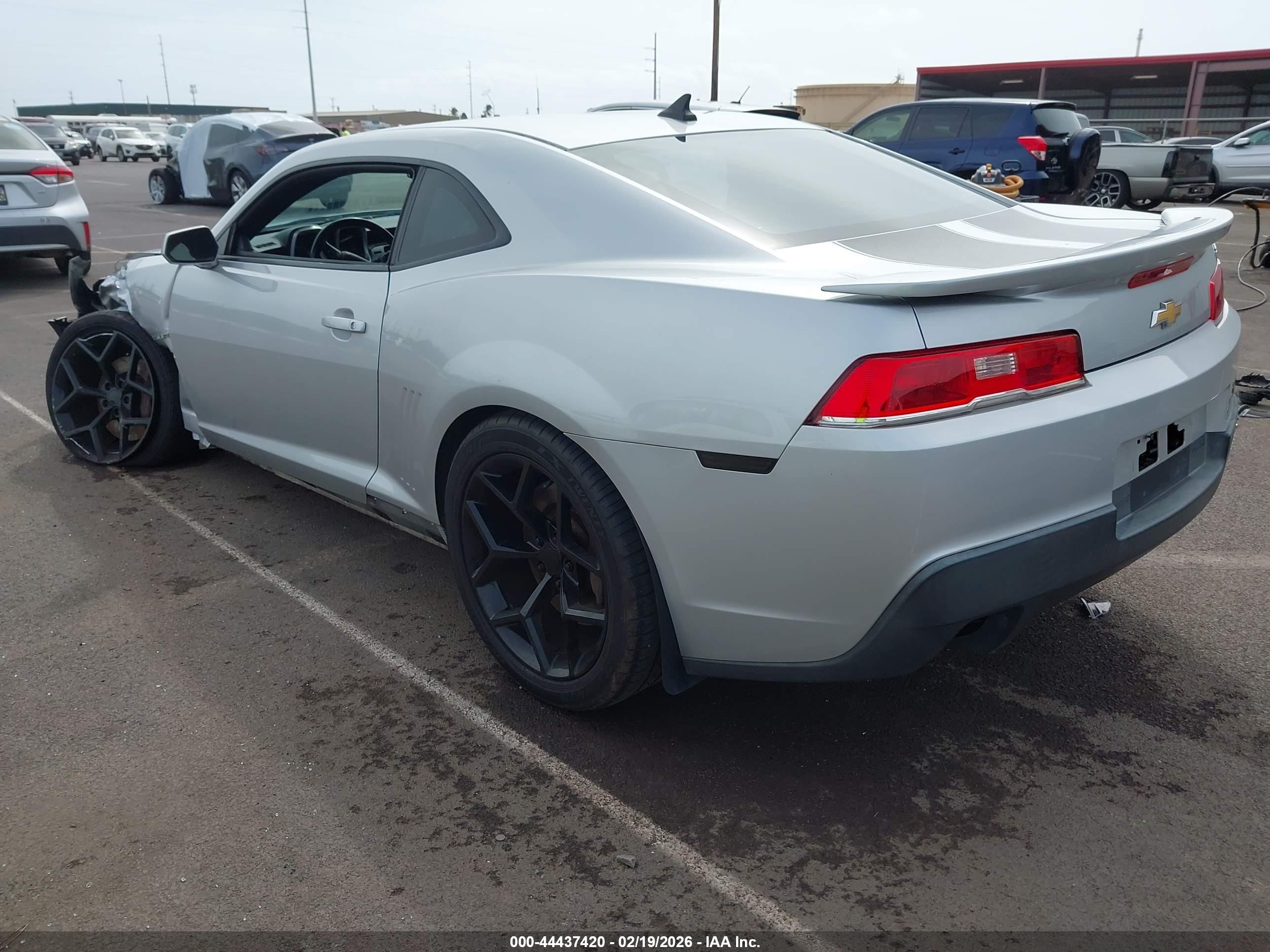 2015 Chevrolet Camaro 1ss Silver vin: 2G1FG1EW7F9302806