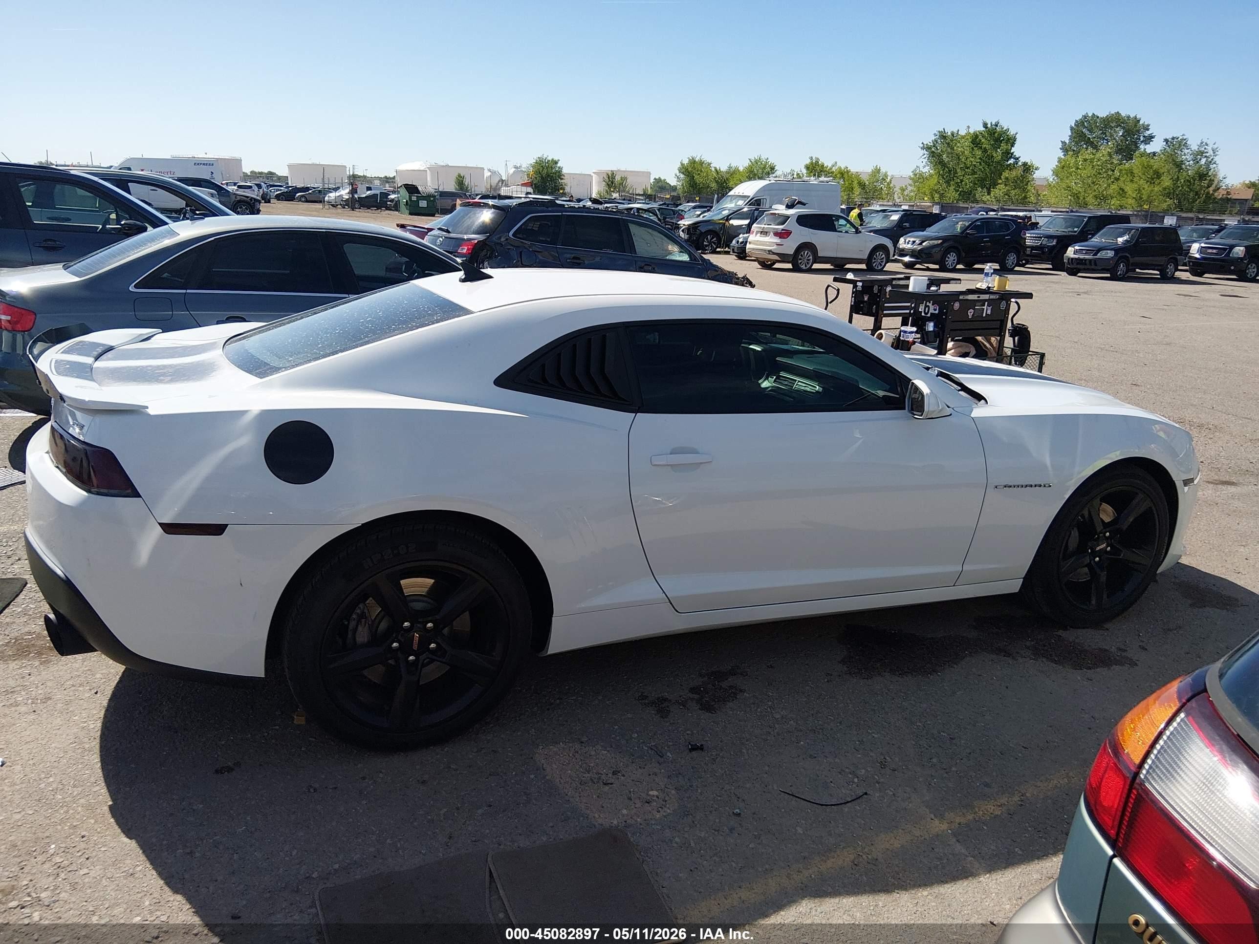 2015 Chevrolet Camaro 1ss White vin: 2G1FG1EW9F9303701