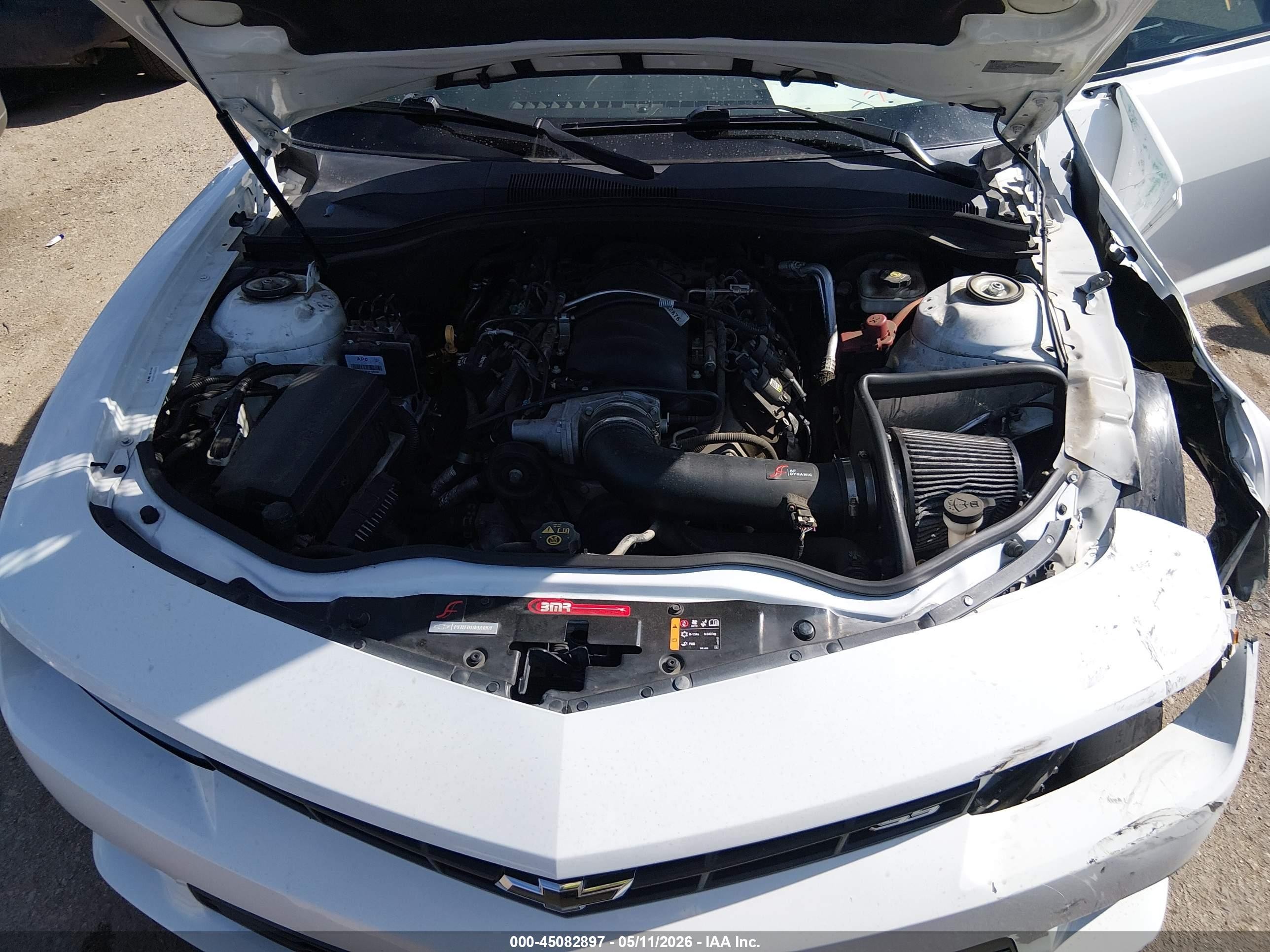 2015 Chevrolet Camaro 1ss White vin: 2G1FG1EW9F9303701