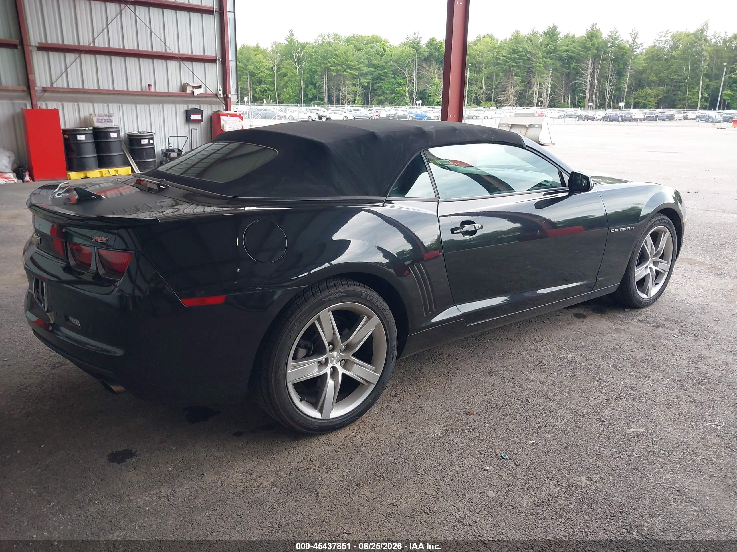 2012 Chevrolet Camaro 2lt Black vin: 2G1FG3D34C9127736