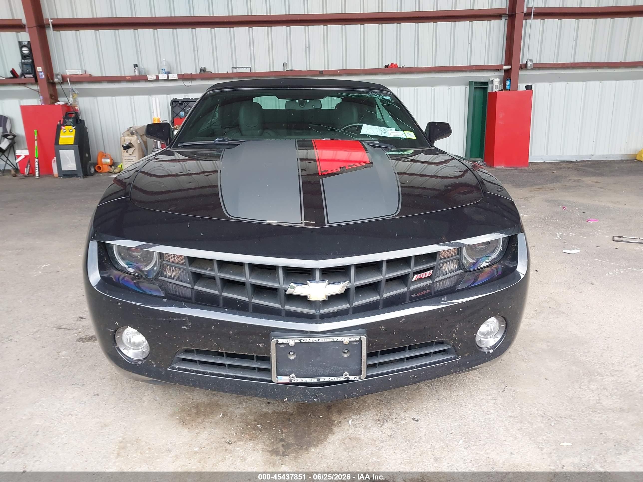 2012 Chevrolet Camaro 2lt Black vin: 2G1FG3D34C9127736