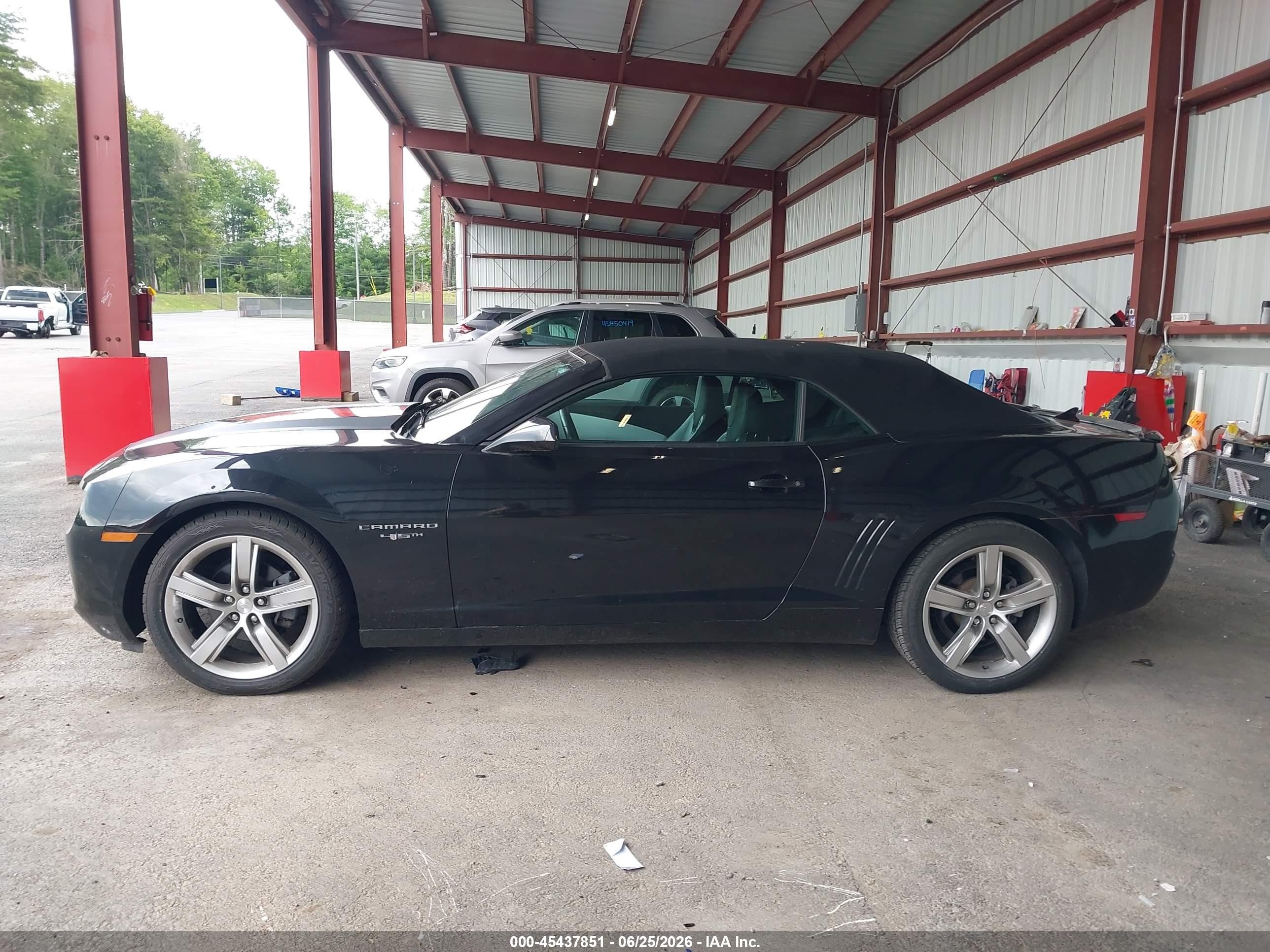 2012 Chevrolet Camaro 2lt Black vin: 2G1FG3D34C9127736