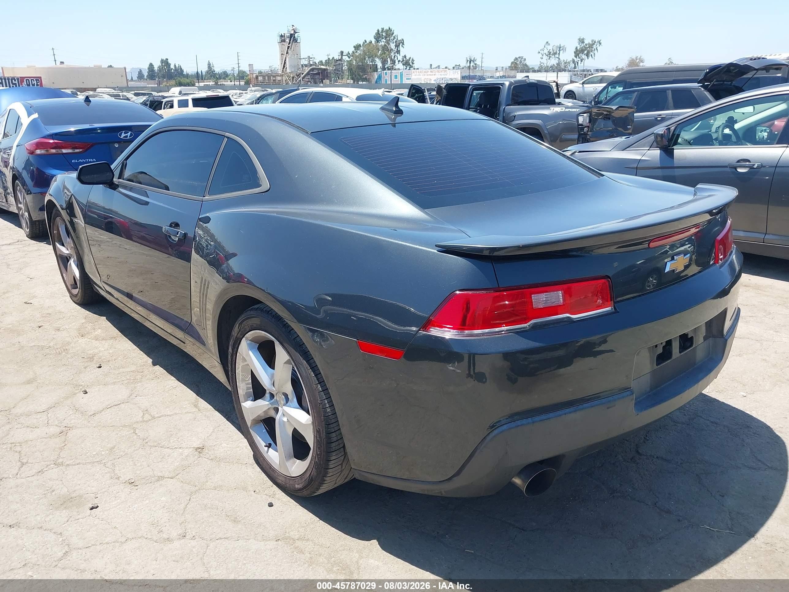2015 Chevrolet Camaro 1ss Black vin: 2G1FH1EJ1F9224184