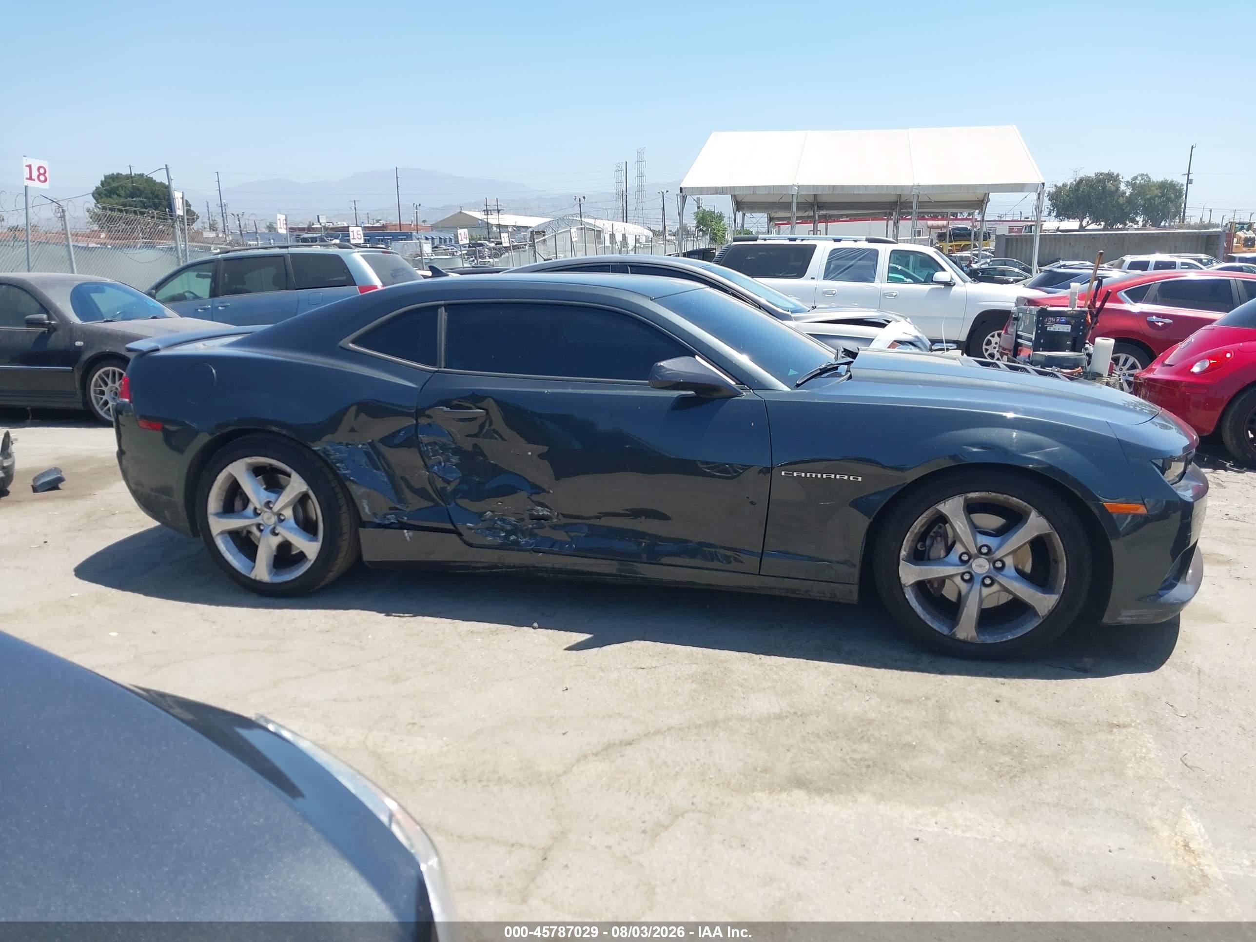 2015 Chevrolet Camaro 1ss Black vin: 2G1FH1EJ1F9224184