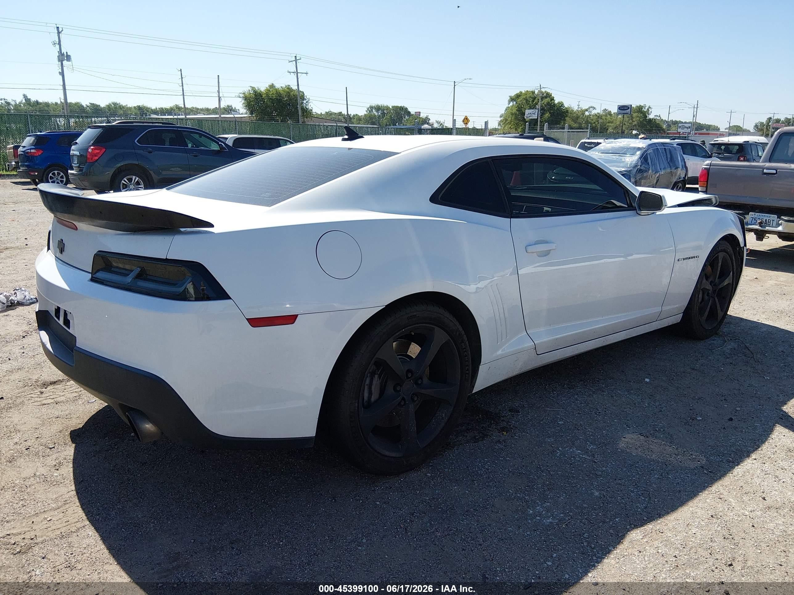 2015 Chevrolet Camaro 1ss White vin: 2G1FH1EJ4F9284105