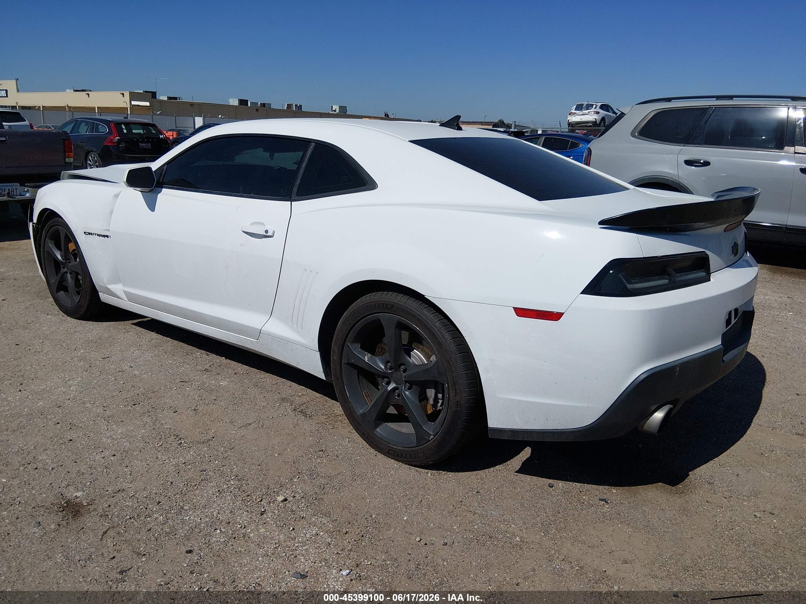 2015 Chevrolet Camaro 1ss White vin: 2G1FH1EJ4F9284105