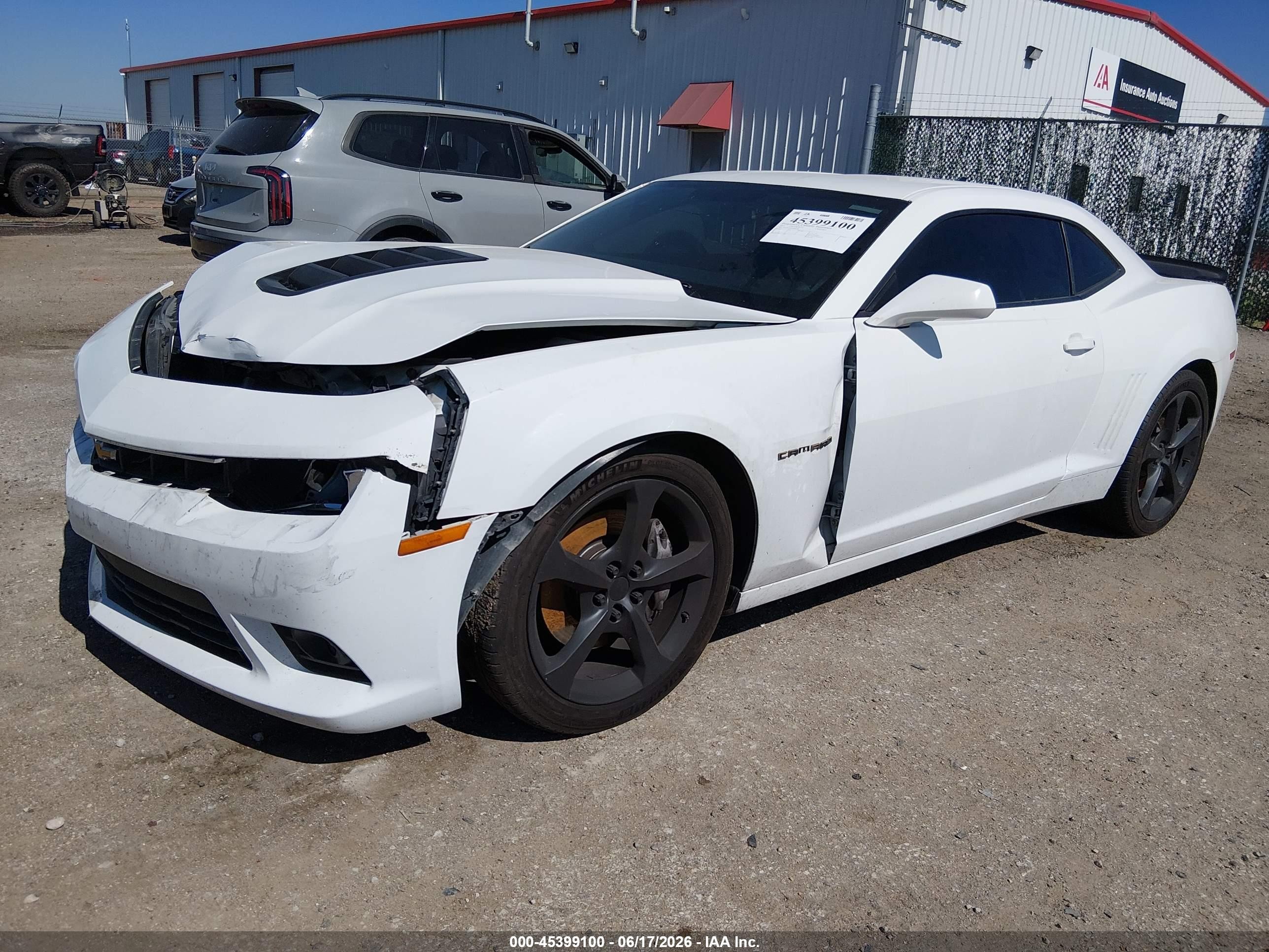 2015 Chevrolet Camaro 1ss White vin: 2G1FH1EJ4F9284105