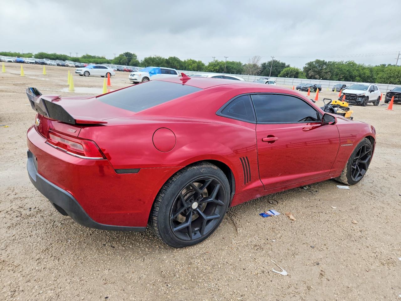 2015 Chevrolet Camaro Ss Red vin: 2G1FH1EJ5F9136304
