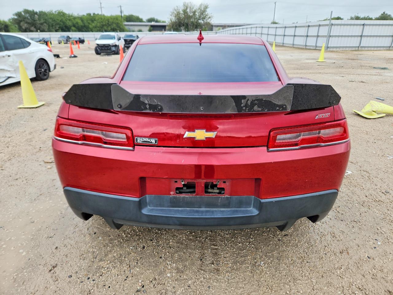 2015 Chevrolet Camaro Ss Red vin: 2G1FH1EJ5F9136304