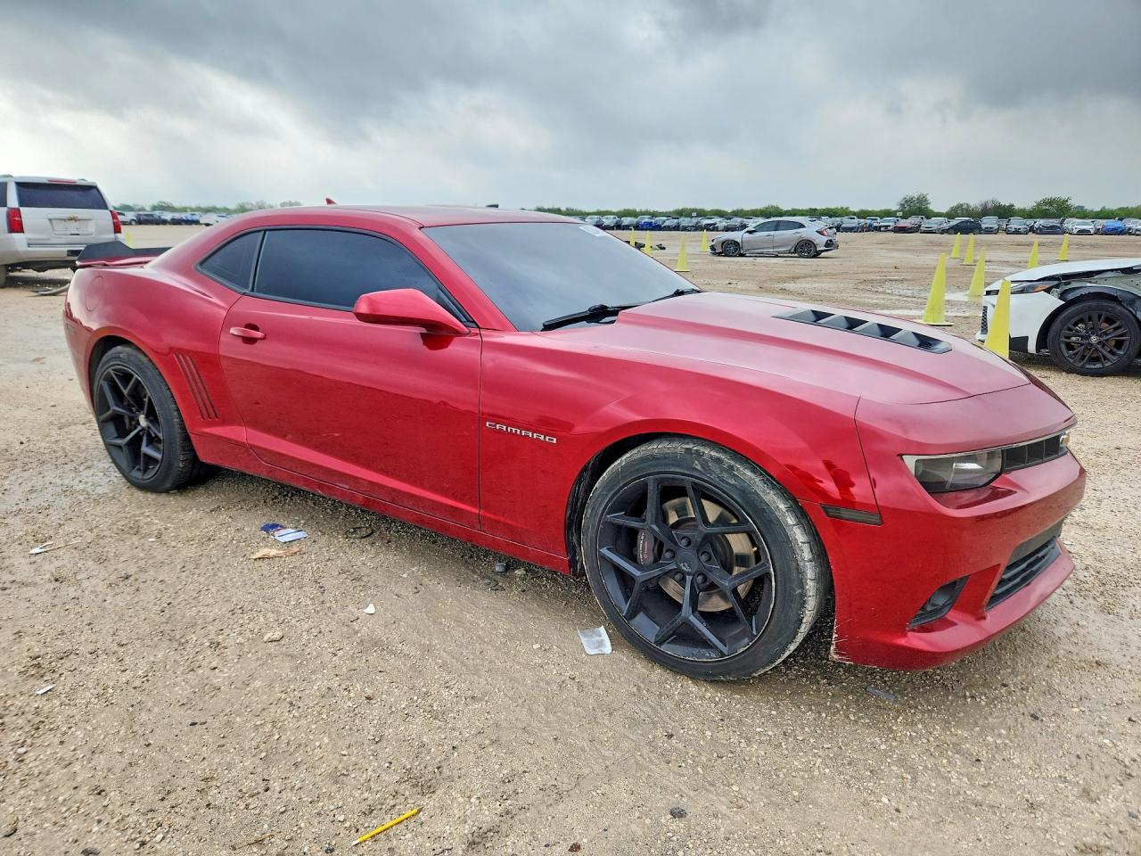 2015 Chevrolet Camaro Ss Red vin: 2G1FH1EJ5F9136304