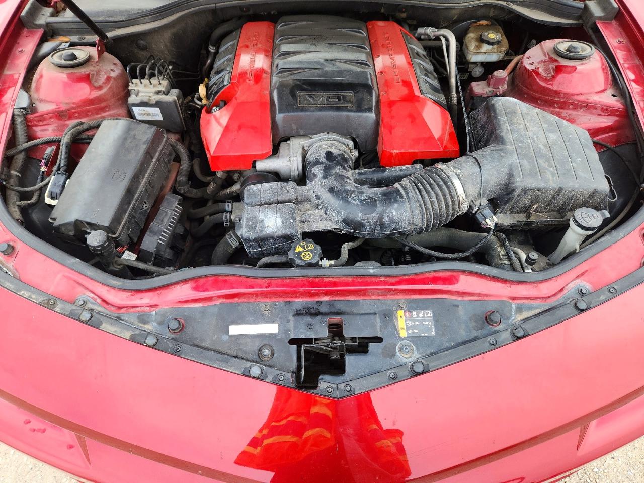 2015 Chevrolet Camaro Ss Red vin: 2G1FH1EJ5F9136304