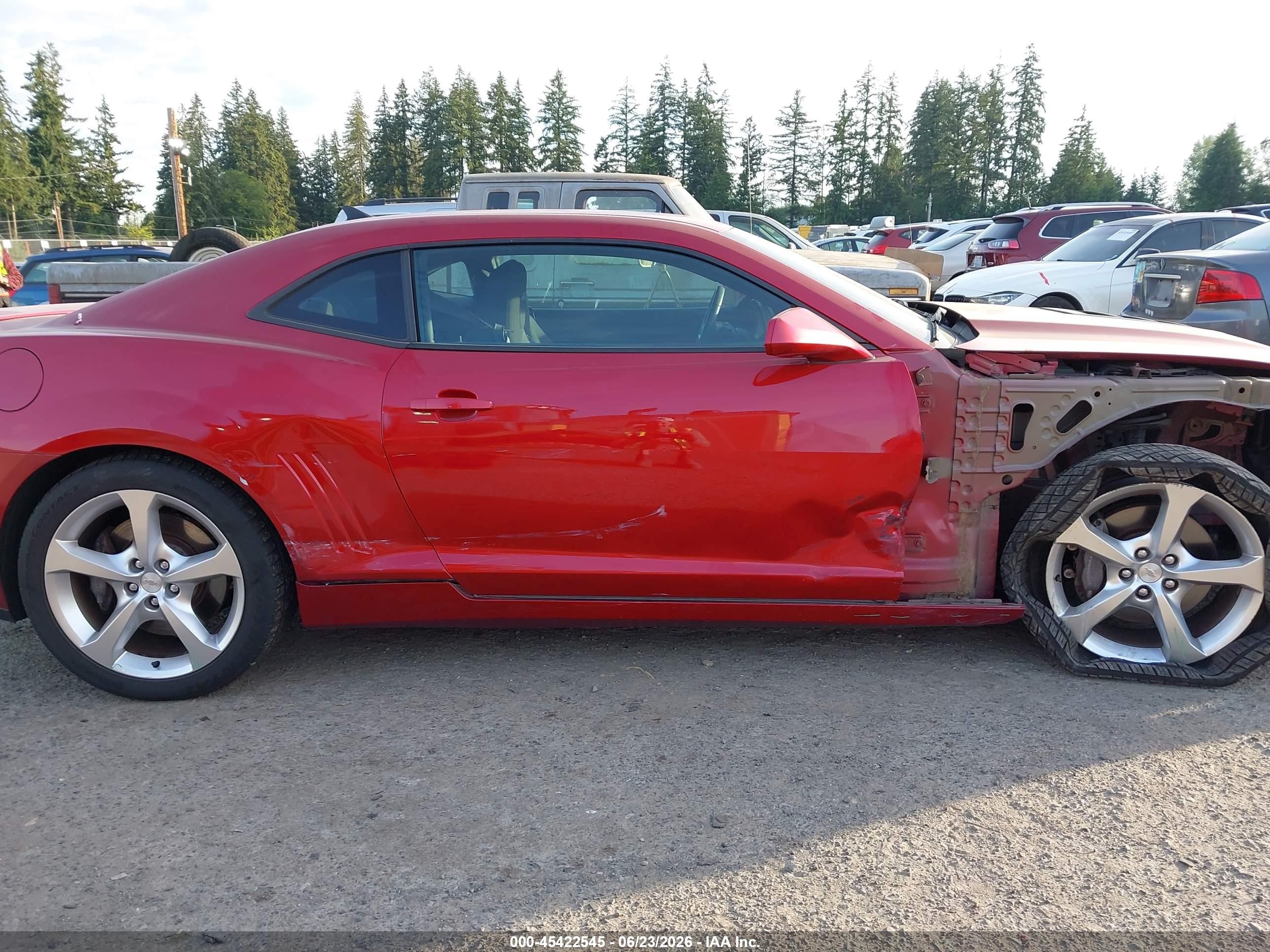 2015 Chevrolet Camaro 1ss Red vin: 2G1FH1EJ8F9241225
