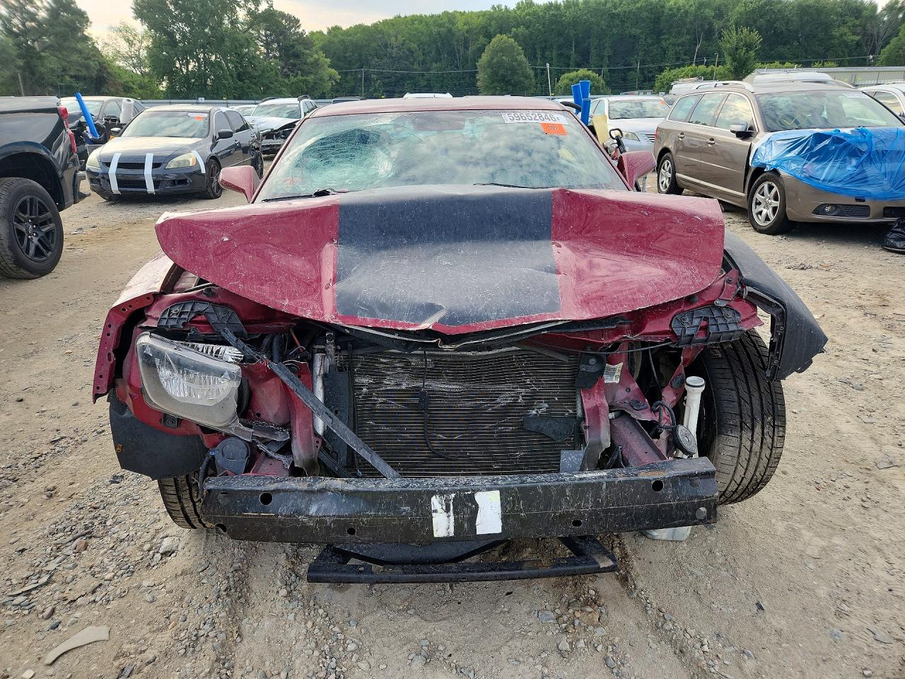 2011 Chevrolet Camaro Ss Burgundy vin: 2G1FJ1EJ1B9130773