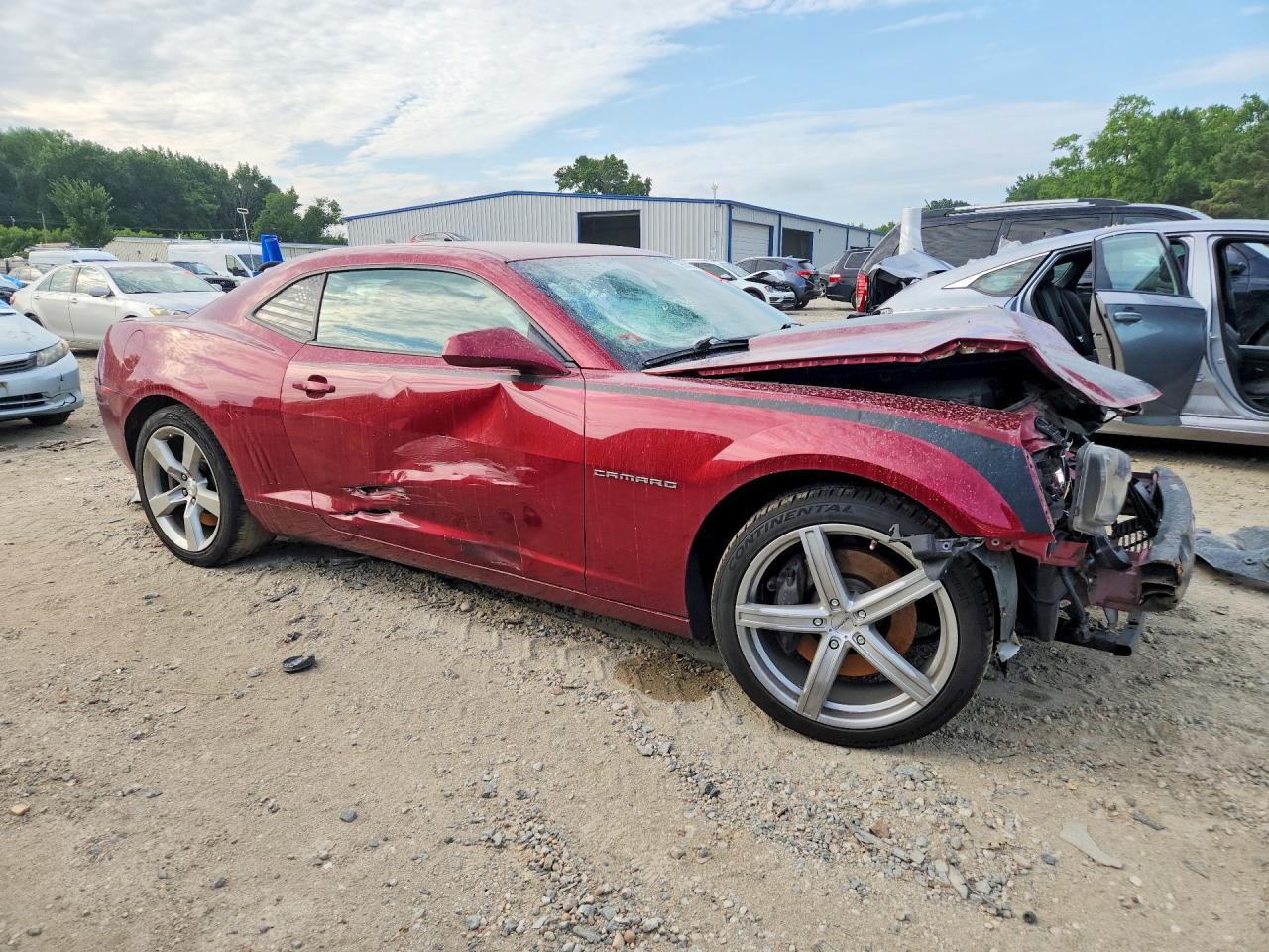 2011 Chevrolet Camaro Ss Burgundy vin: 2G1FJ1EJ1B9130773